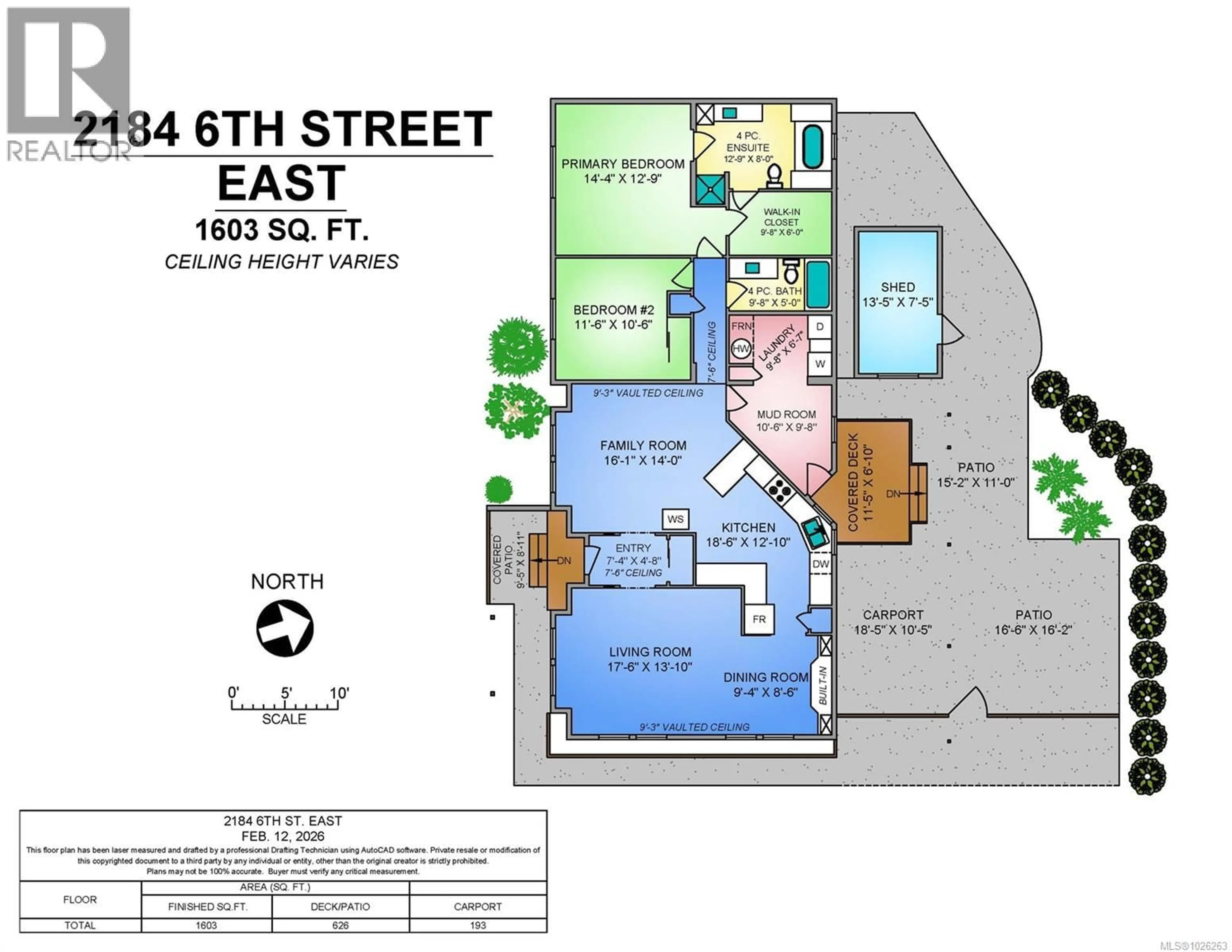 Floor plan for 2184 6TH STREET EAST, Courtenay British Columbia V9N7L8