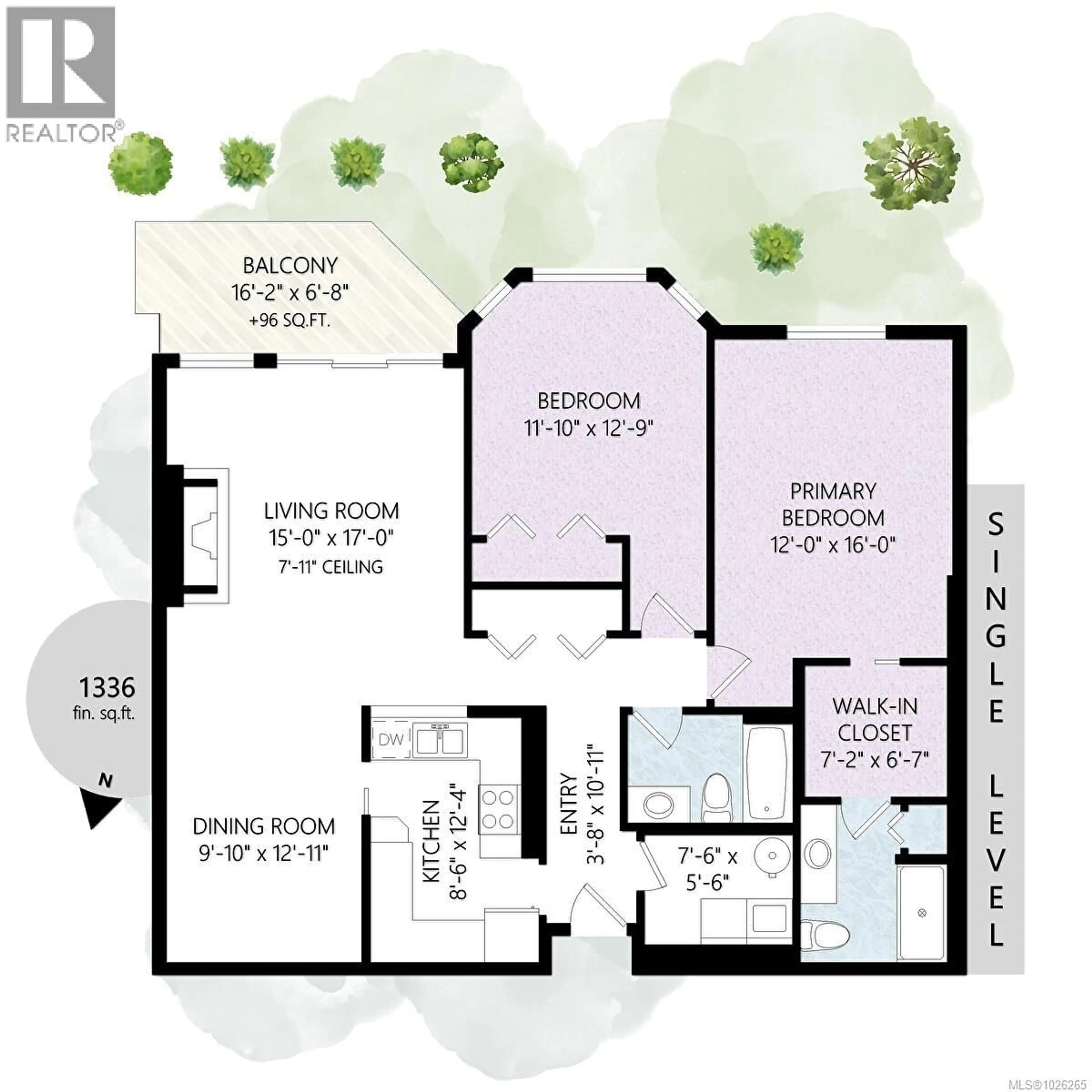 Floor plan for 309 - 3009 BRITTANY DRIVE, Langford British Columbia V9B5P8