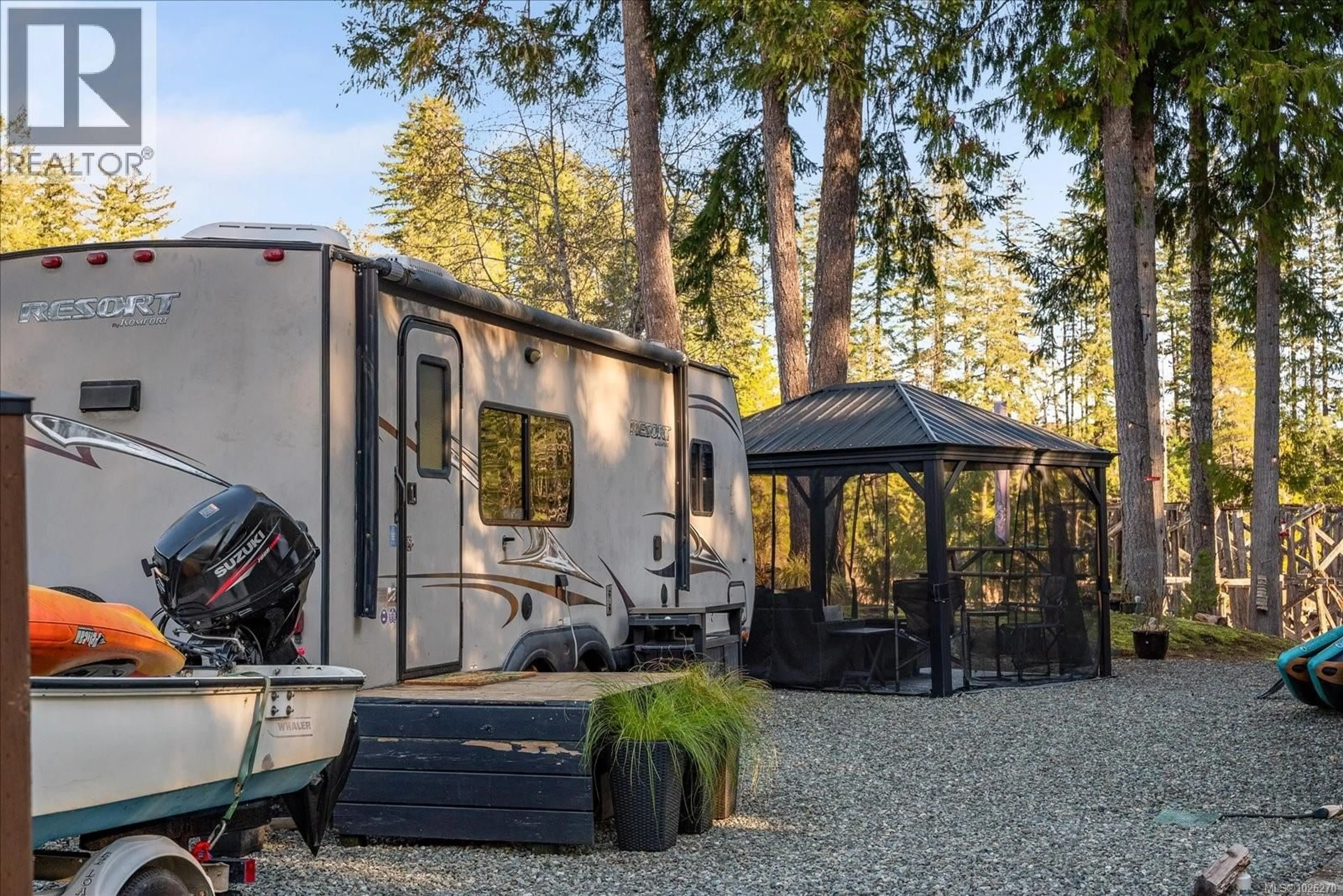 Patio, forest/trees view for 12 - 10750 CENTRAL LAKE ROAD, Port Alberni British Columbia V9Y8Z2