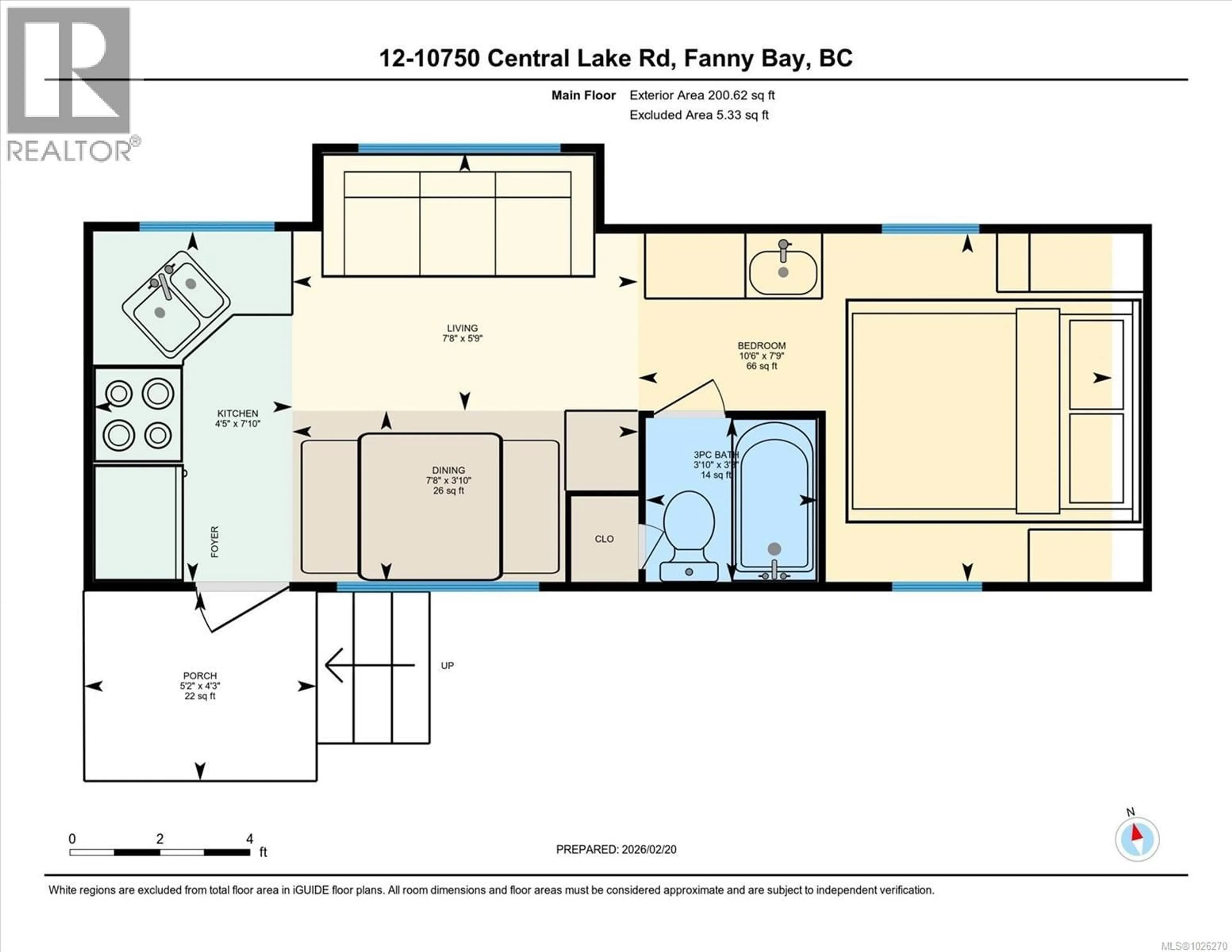 Floor plan for 12 - 10750 CENTRAL LAKE ROAD, Port Alberni British Columbia V9Y8Z2