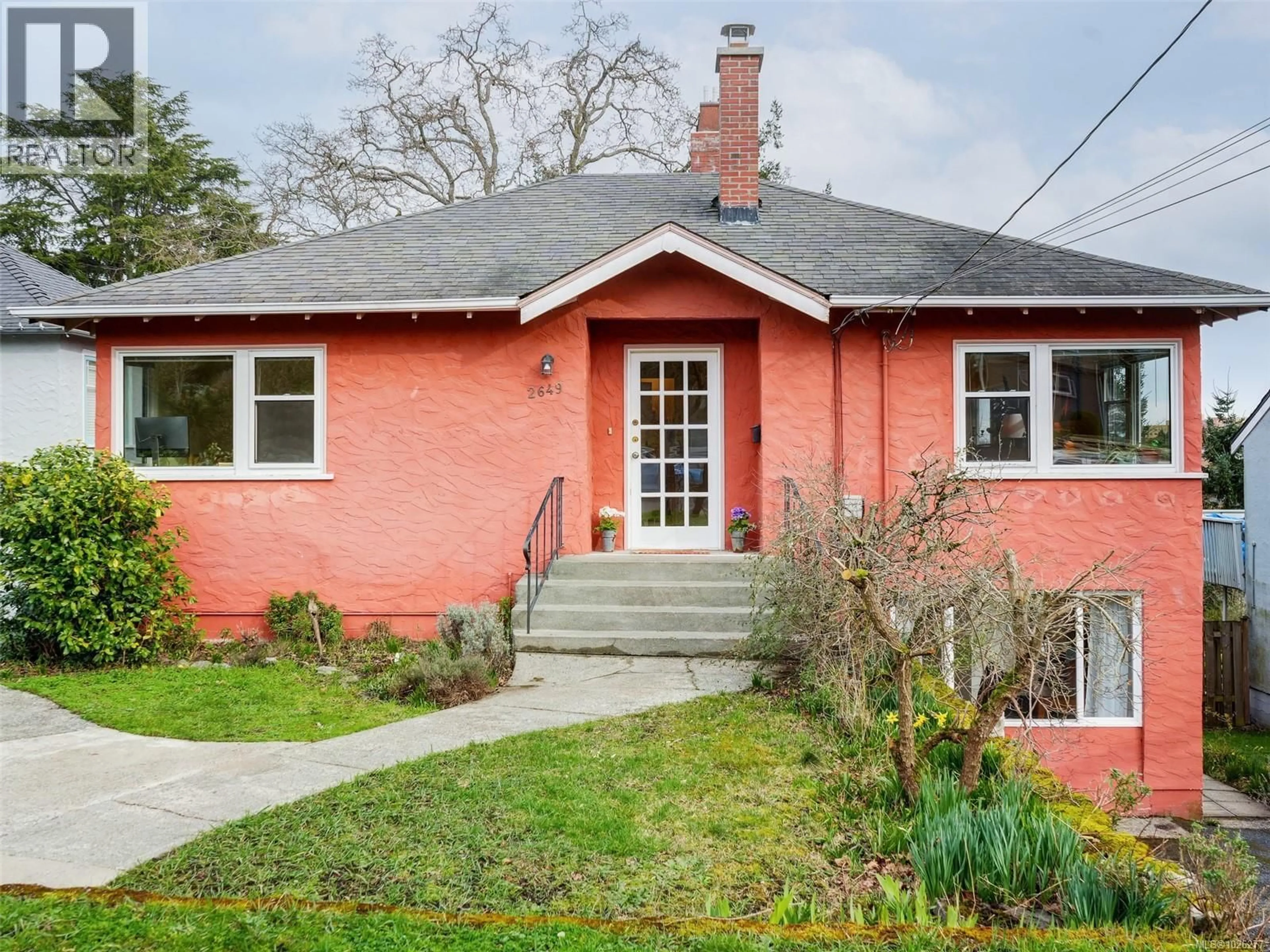 Home with brick exterior material, street for 2649 AVEBURY AVENUE, Victoria British Columbia V8R3W3