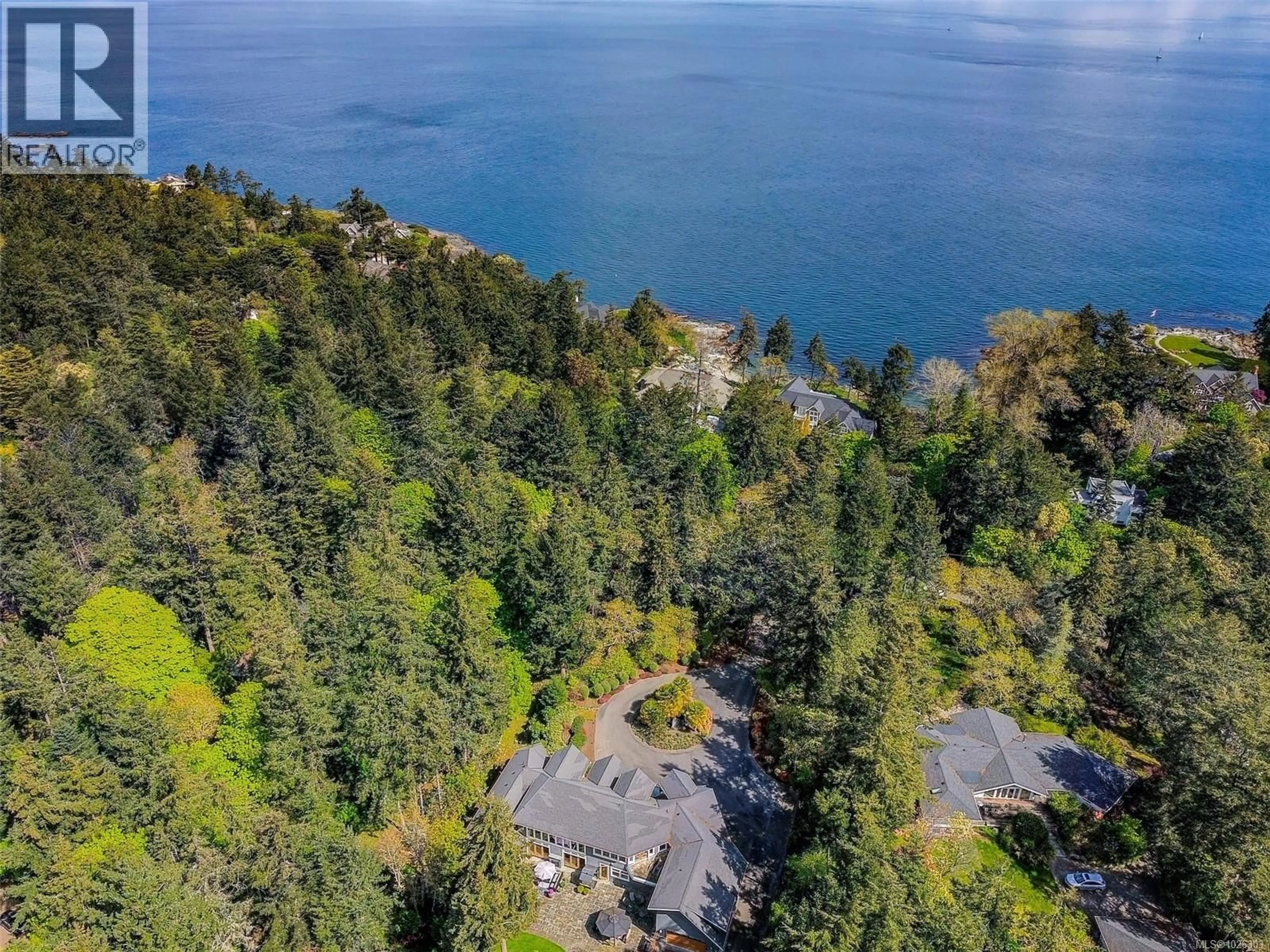 A pic from outside/outdoor area/front of a property/back of a property/a pic from drone, water/lake/river/ocean view for 2615 QUEENSWOOD DRIVE, Saanich British Columbia V8N1X6