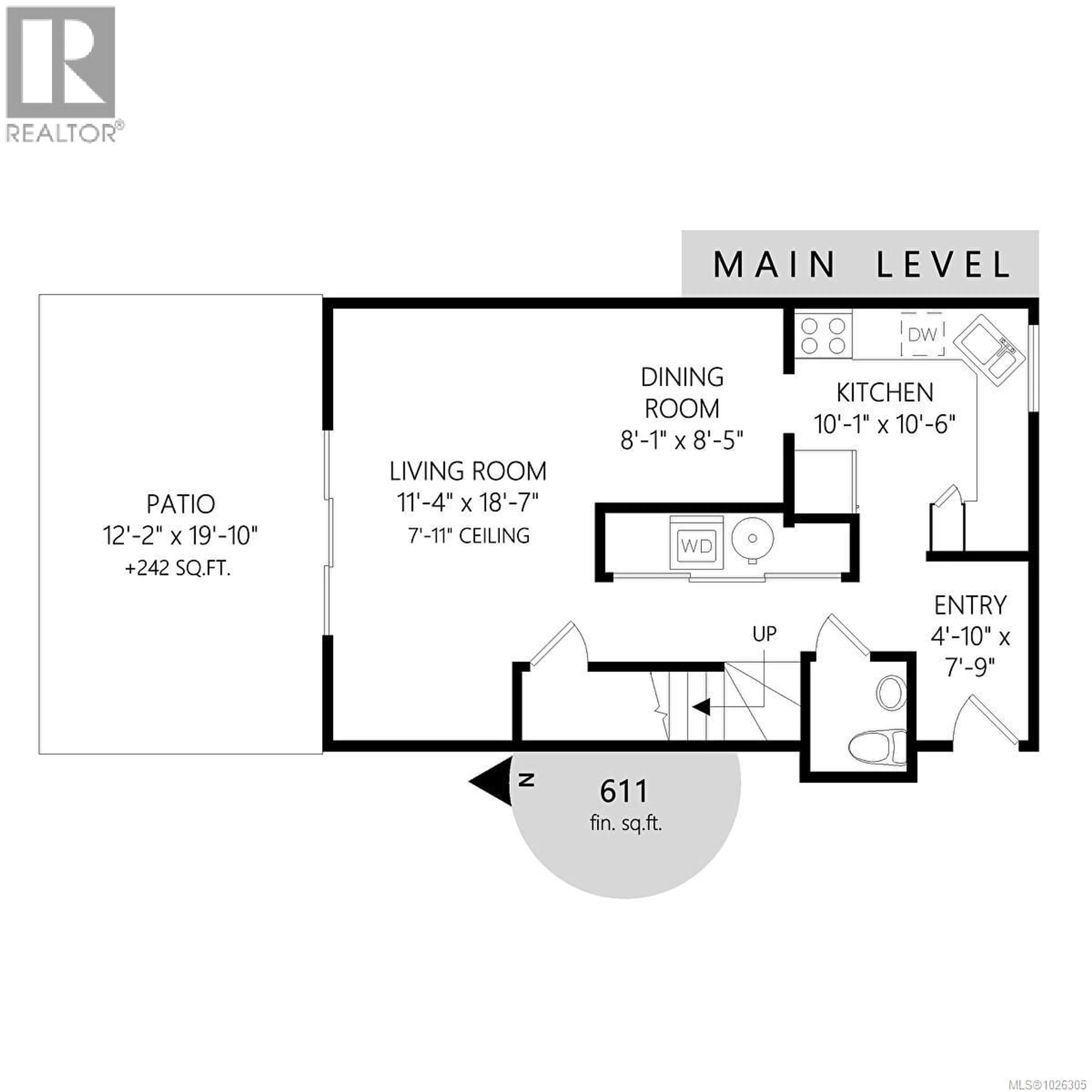 Floor plan for 11 - 333 ROBERT STREET, Victoria British Columbia V9A3L3