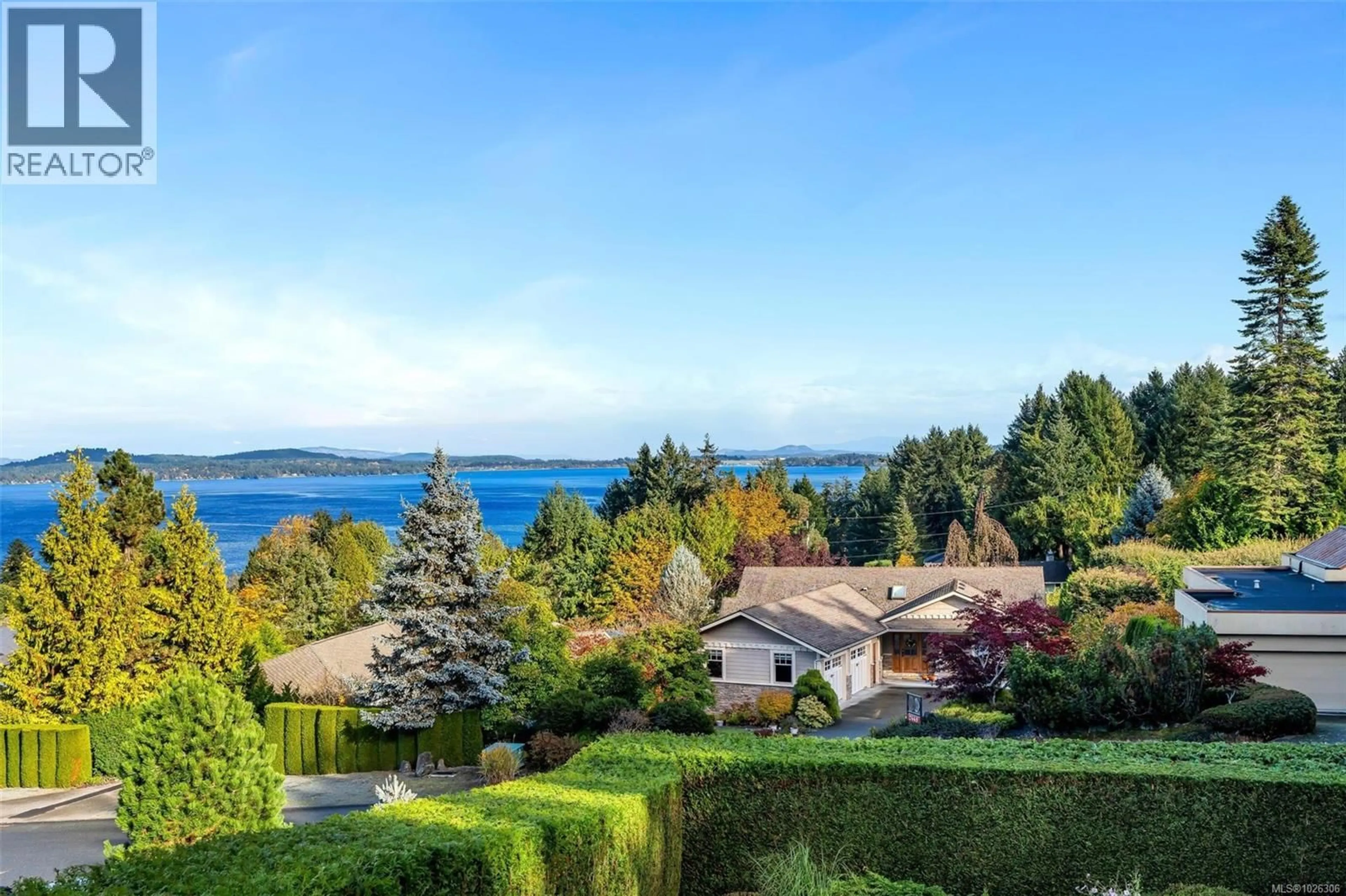 A pic from outside/outdoor area/front of a property/back of a property/a pic from drone, water/lake/river/ocean view for 2446 LIGGETT ROAD, Mill Bay British Columbia V8H1C2