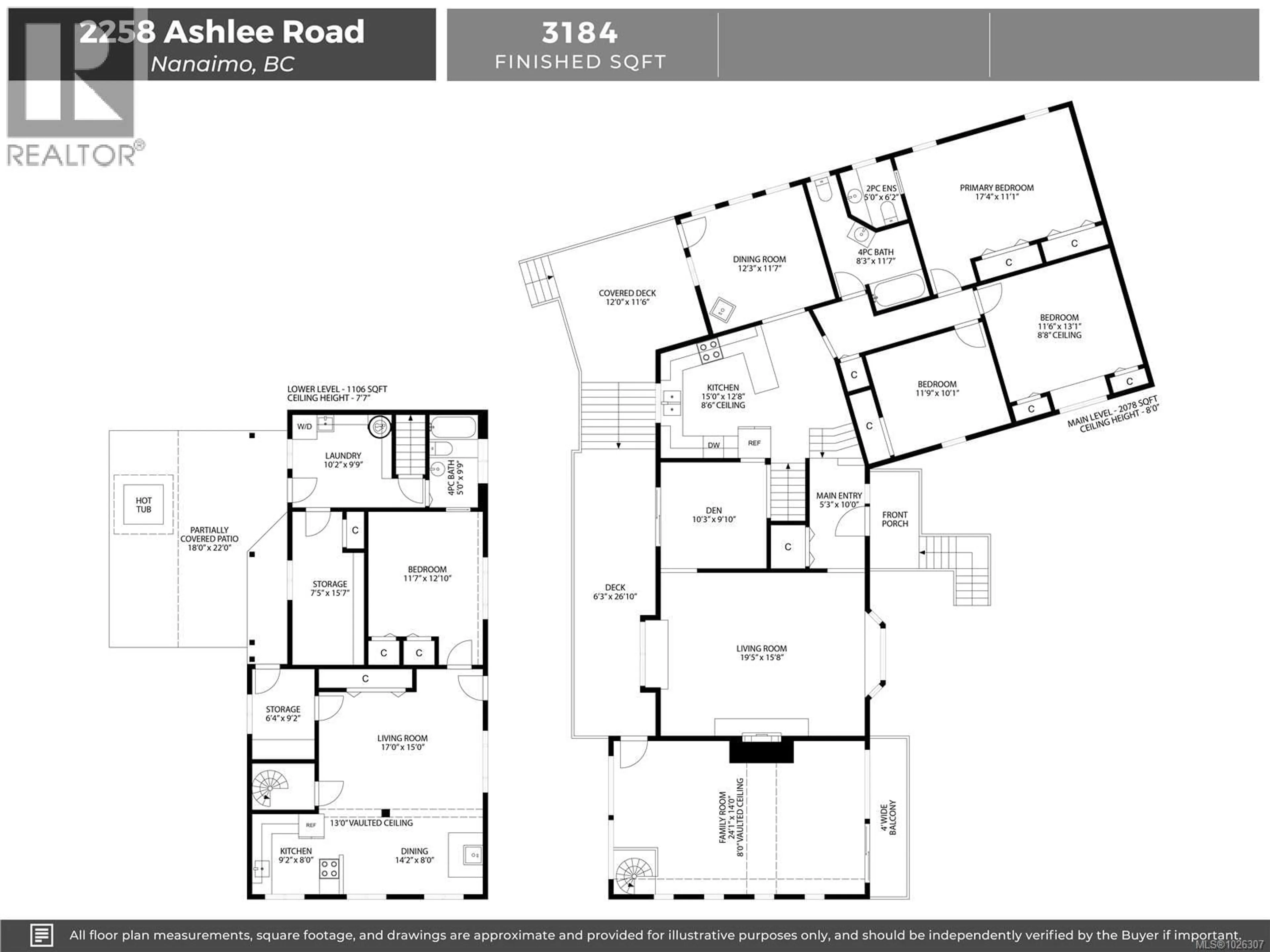 Floor plan for 2258 ASHLEE ROAD, Nanaimo British Columbia V9R5K3