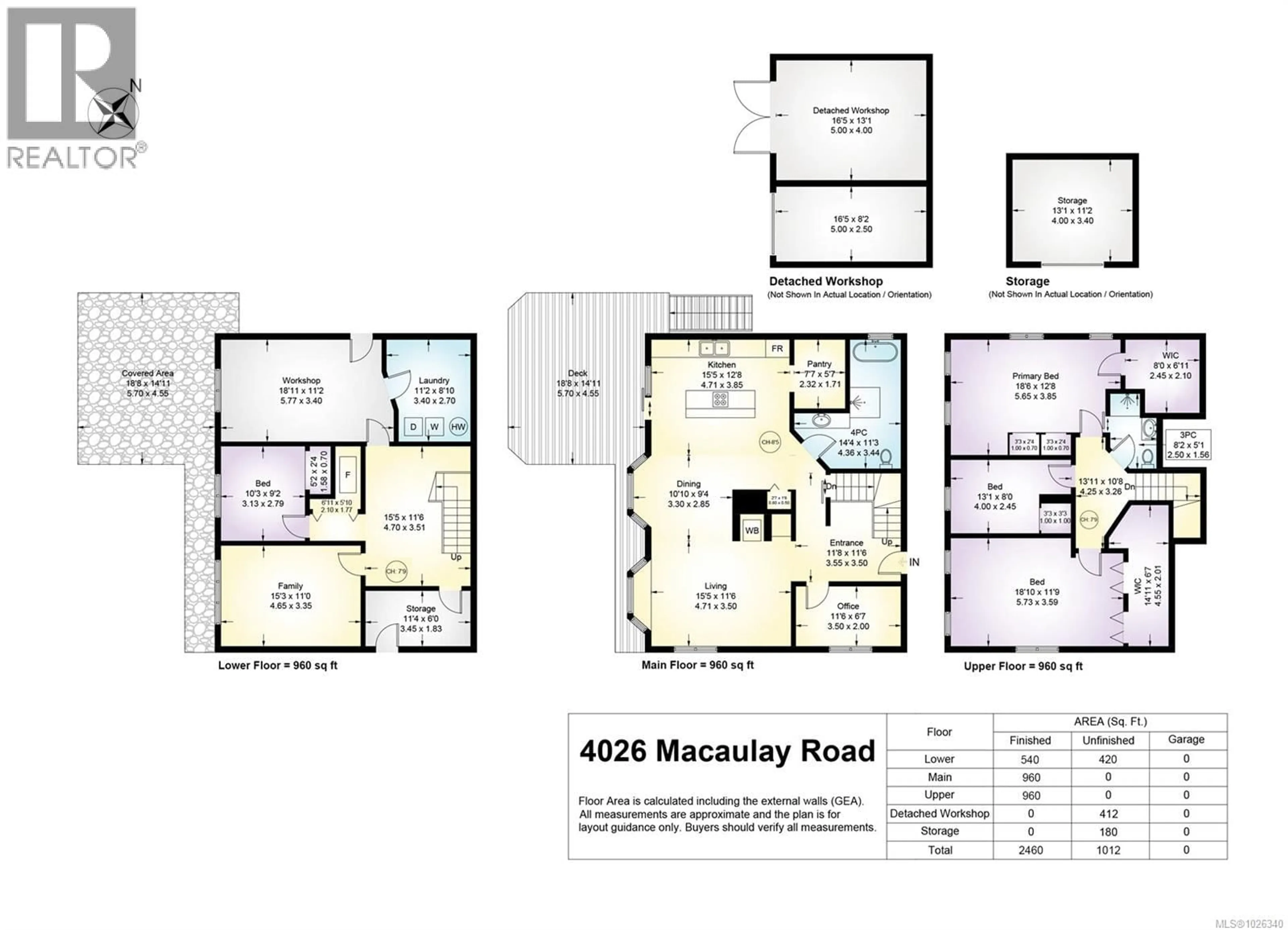Floor plan for 4026 MACAULAY ROAD, Black Creek British Columbia V9J1C8