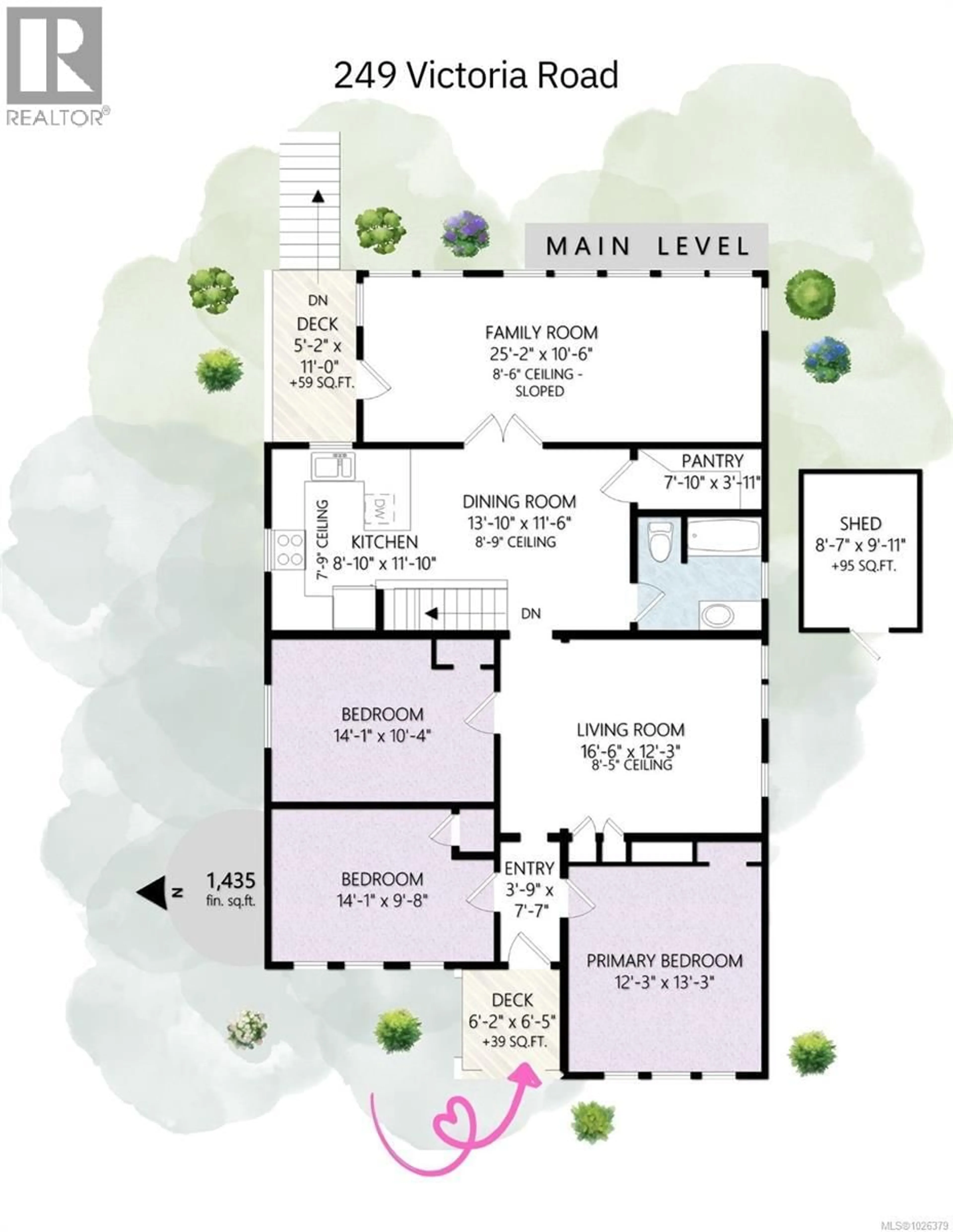 Floor plan for 249 VICTORIA ROAD, Nanaimo British Columbia V9T5X5