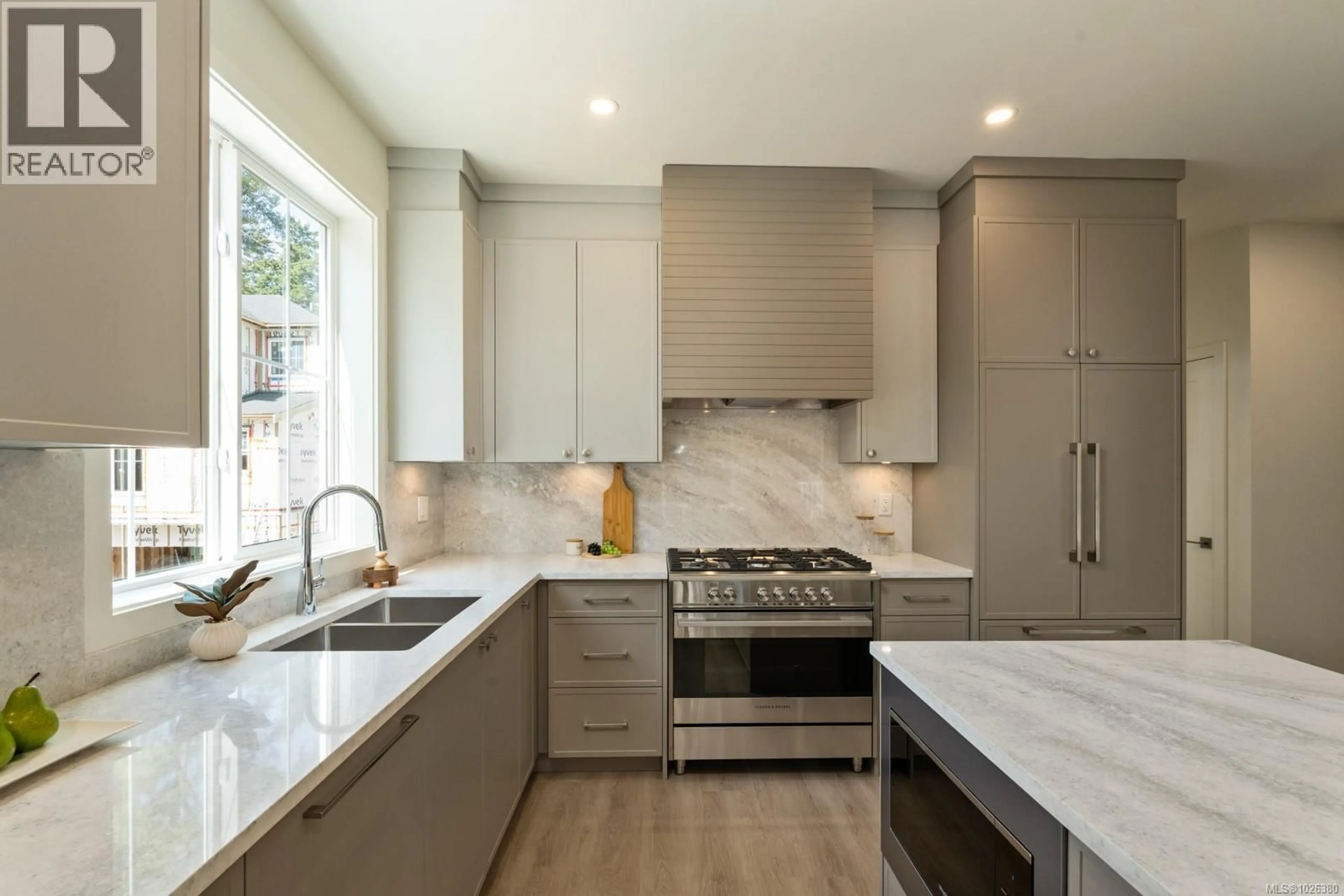 Contemporary kitchen, ceramic/tile floor for 214 - 2770 VANTILBURG CRESCENT, Langford British Columbia V9B3K4