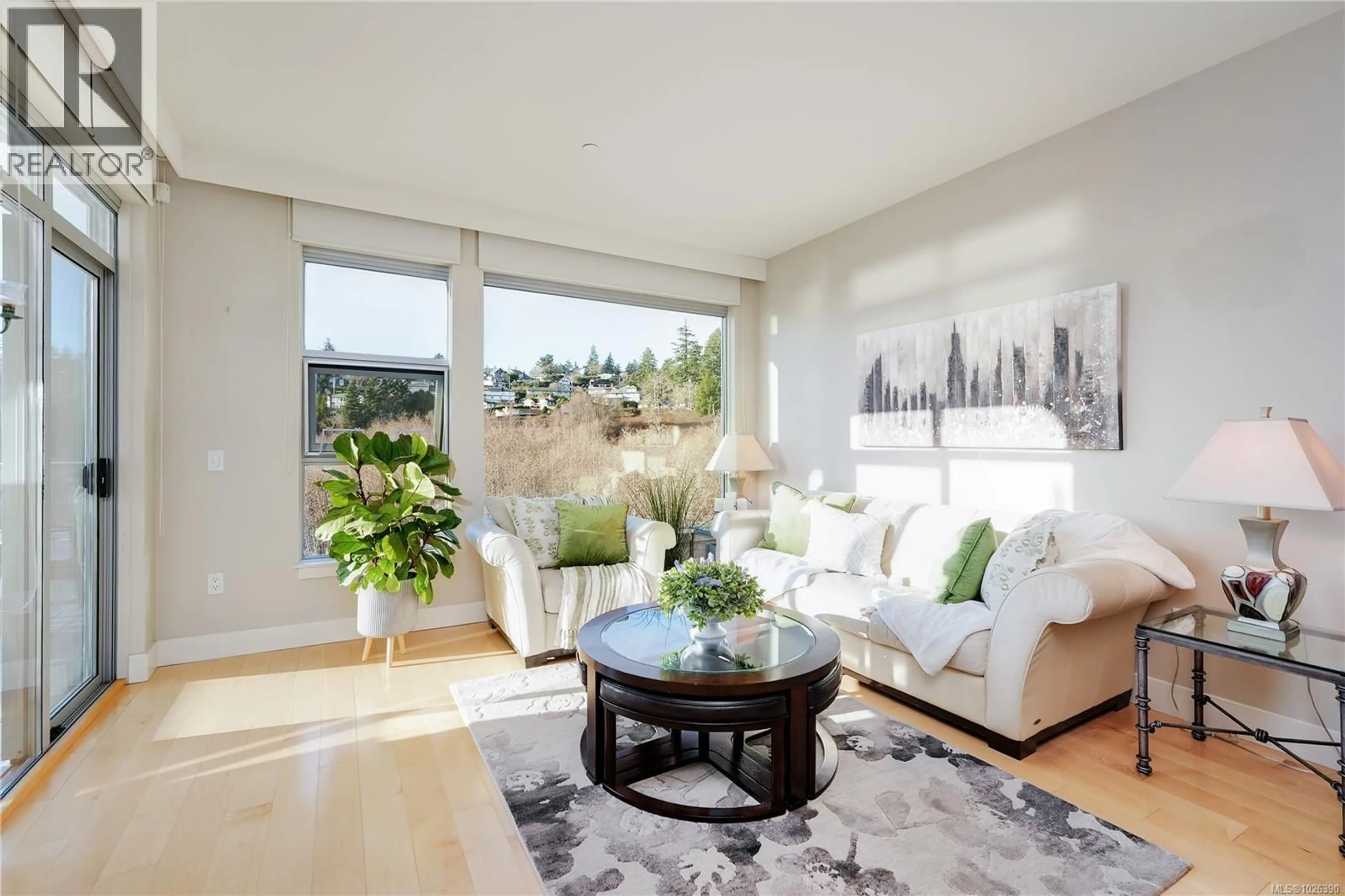 Living room with furniture, unknown for 404 - 3234 HOLGATE LANE, Colwood British Columbia V9C0A6