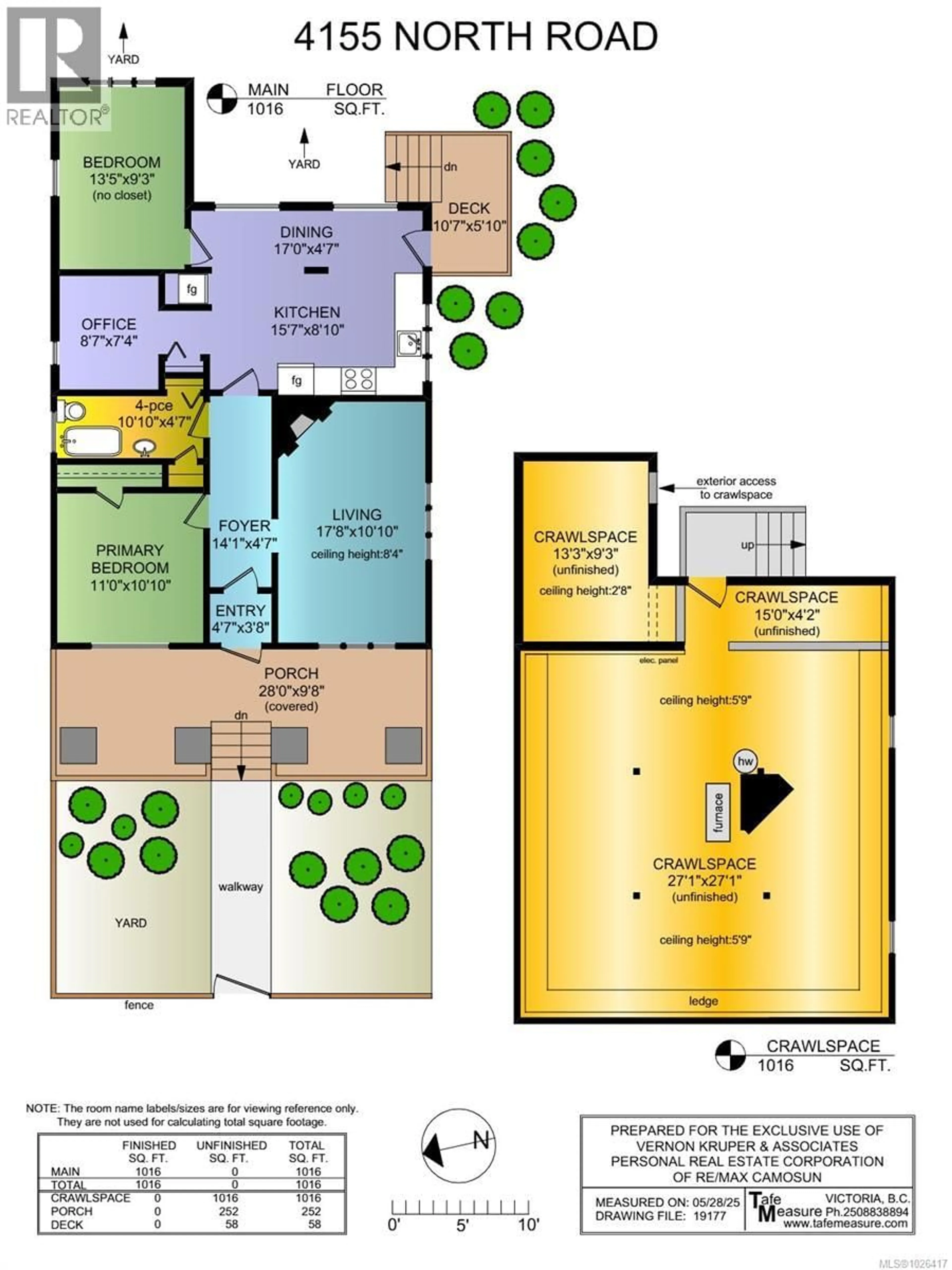Floor plan for 4155 NORTH ROAD, Saanich British Columbia V8Z5H9