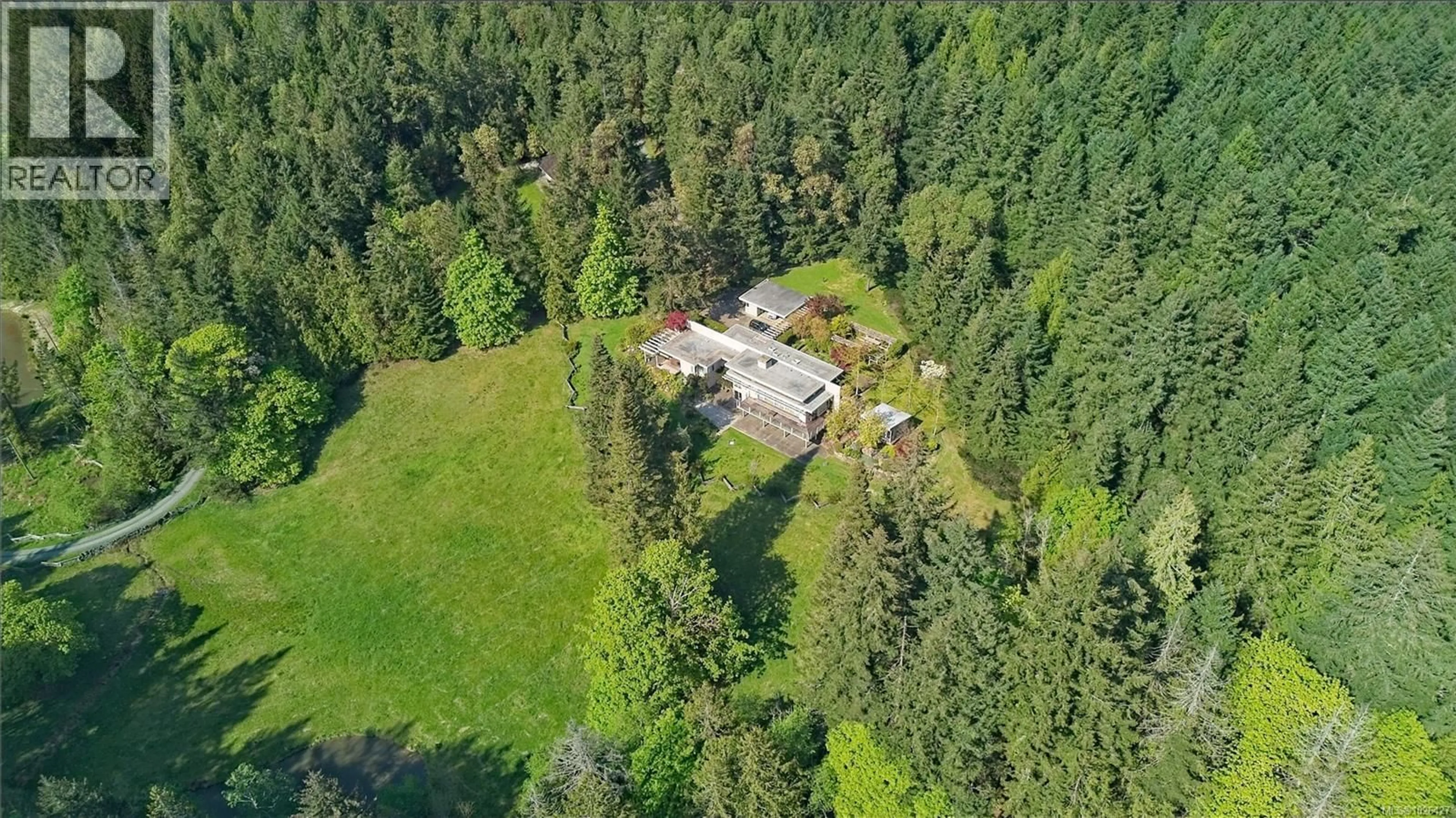 A pic from outside/outdoor area/front of a property/back of a property/a pic from drone, forest/trees view for 2875 SOUTHEY POINT ROAD, Salt Spring British Columbia V8K1A2