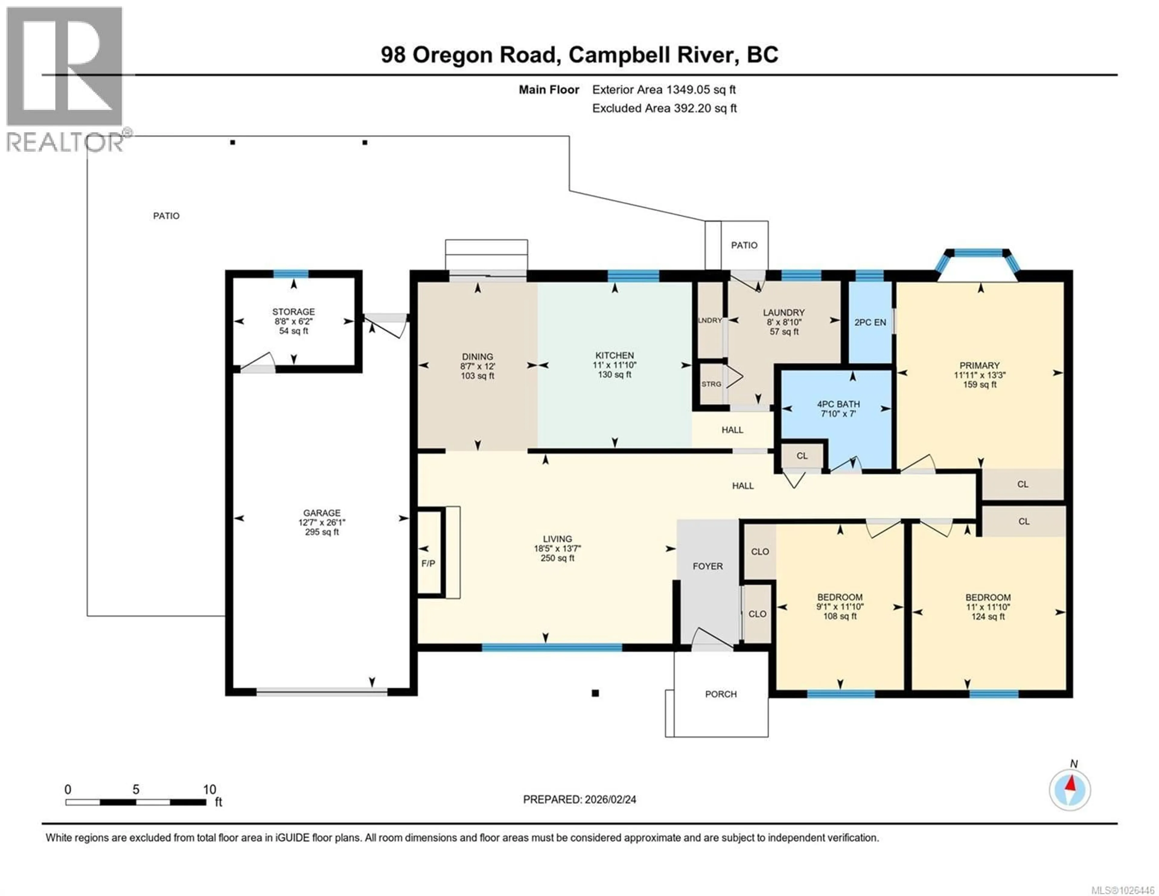 Floor plan for 98 OREGON ROAD, Campbell River British Columbia V9W5T1
