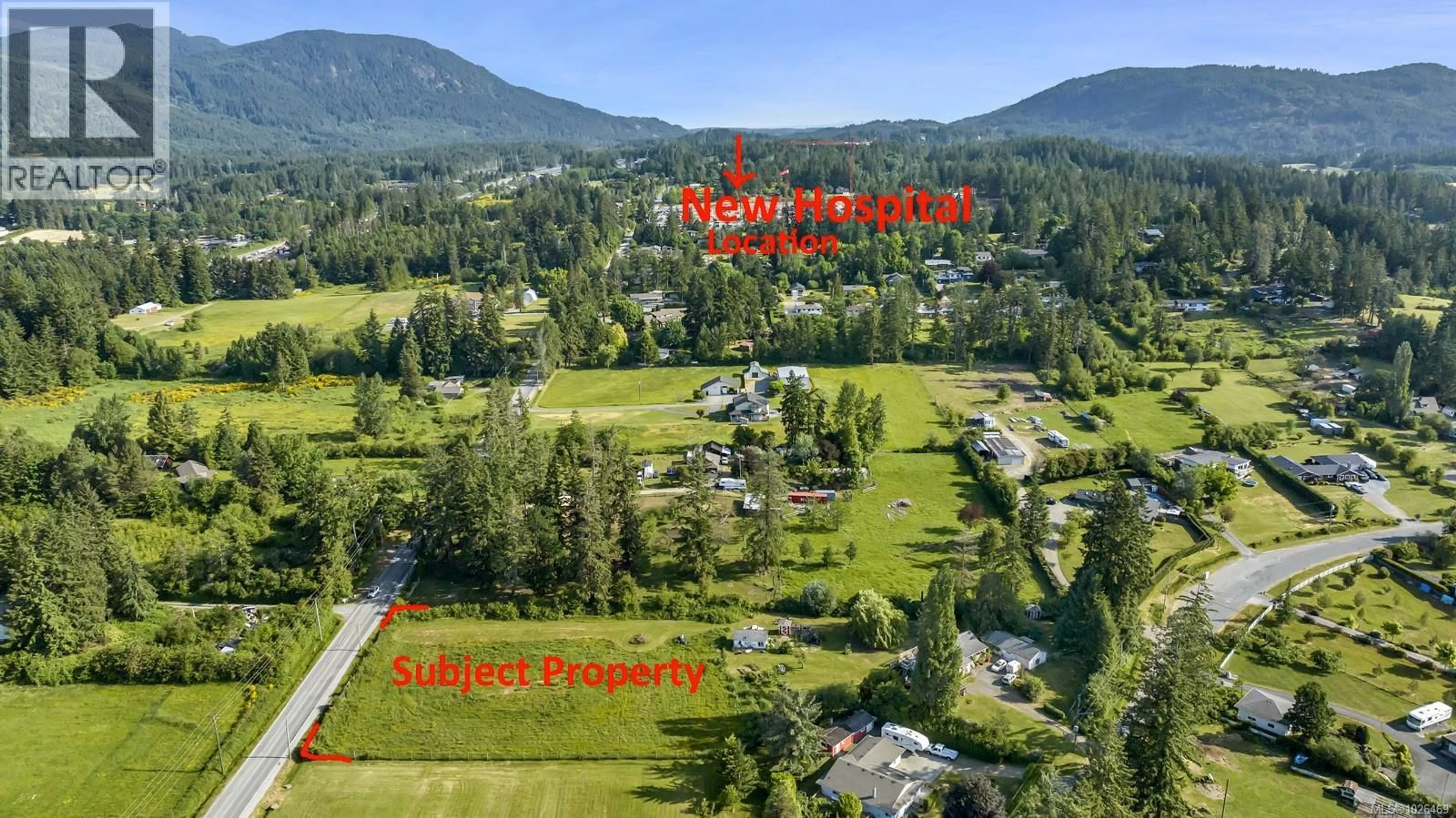 A pic from outside/outdoor area/front of a property/back of a property/a pic from drone, mountain view for 6588 NORCROSS ROAD, Duncan British Columbia V9L6C3