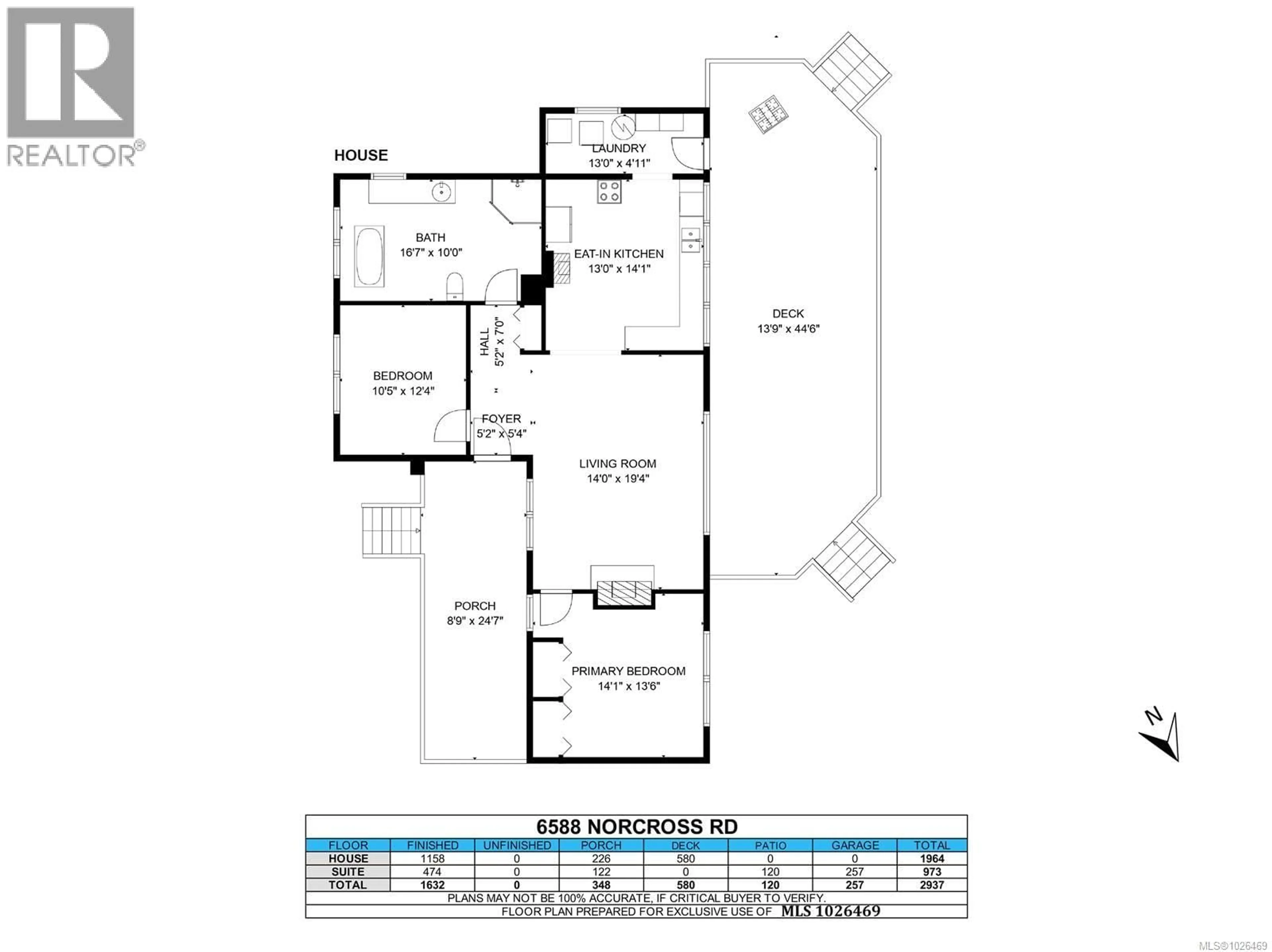 Floor plan for 6588 NORCROSS ROAD, Duncan British Columbia V9L6C3