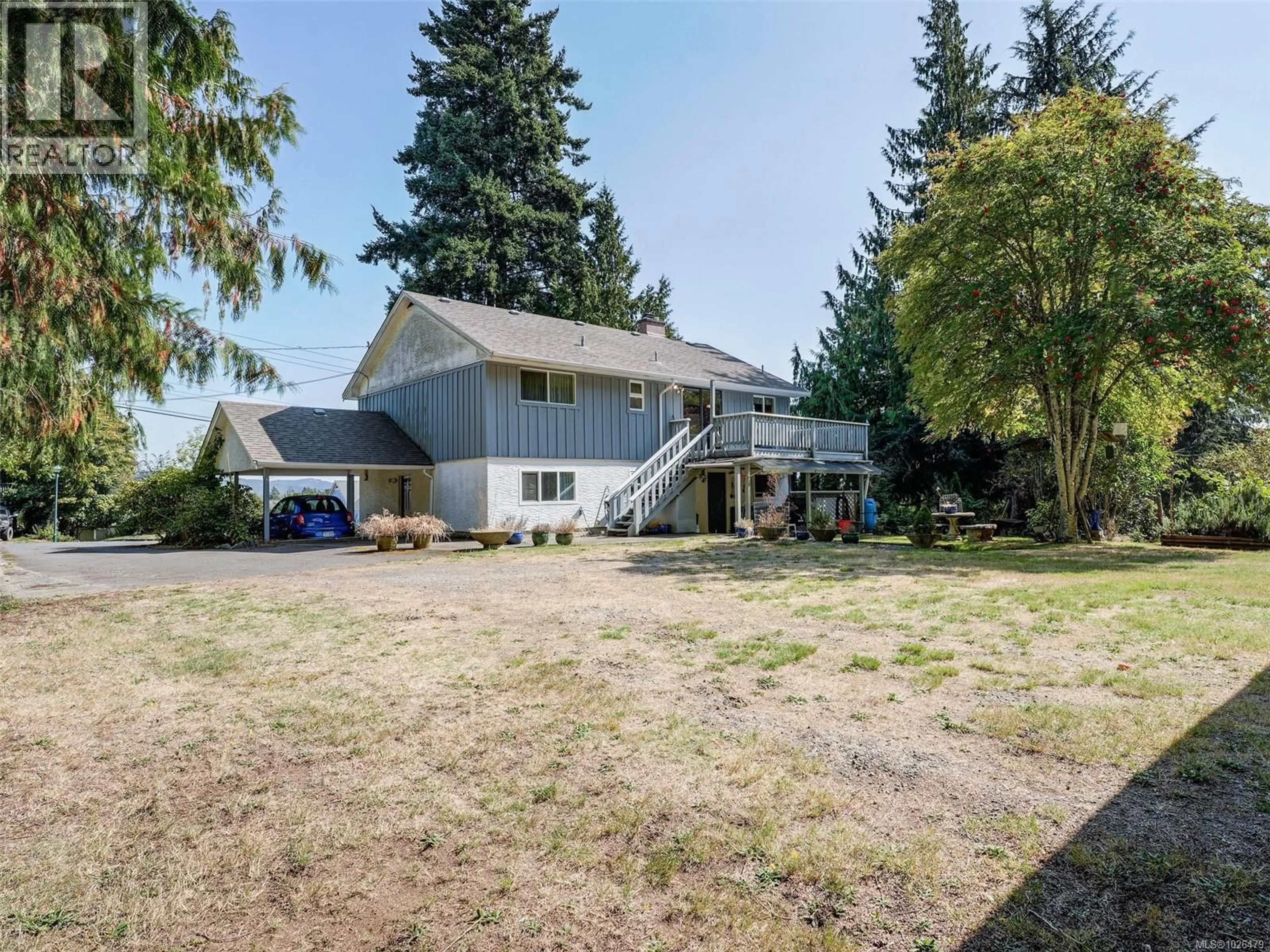A pic from outside/outdoor area/front of a property/back of a property/a pic from drone, unknown for 2338 CHURCH ROAD, Sooke British Columbia V9Z0W2