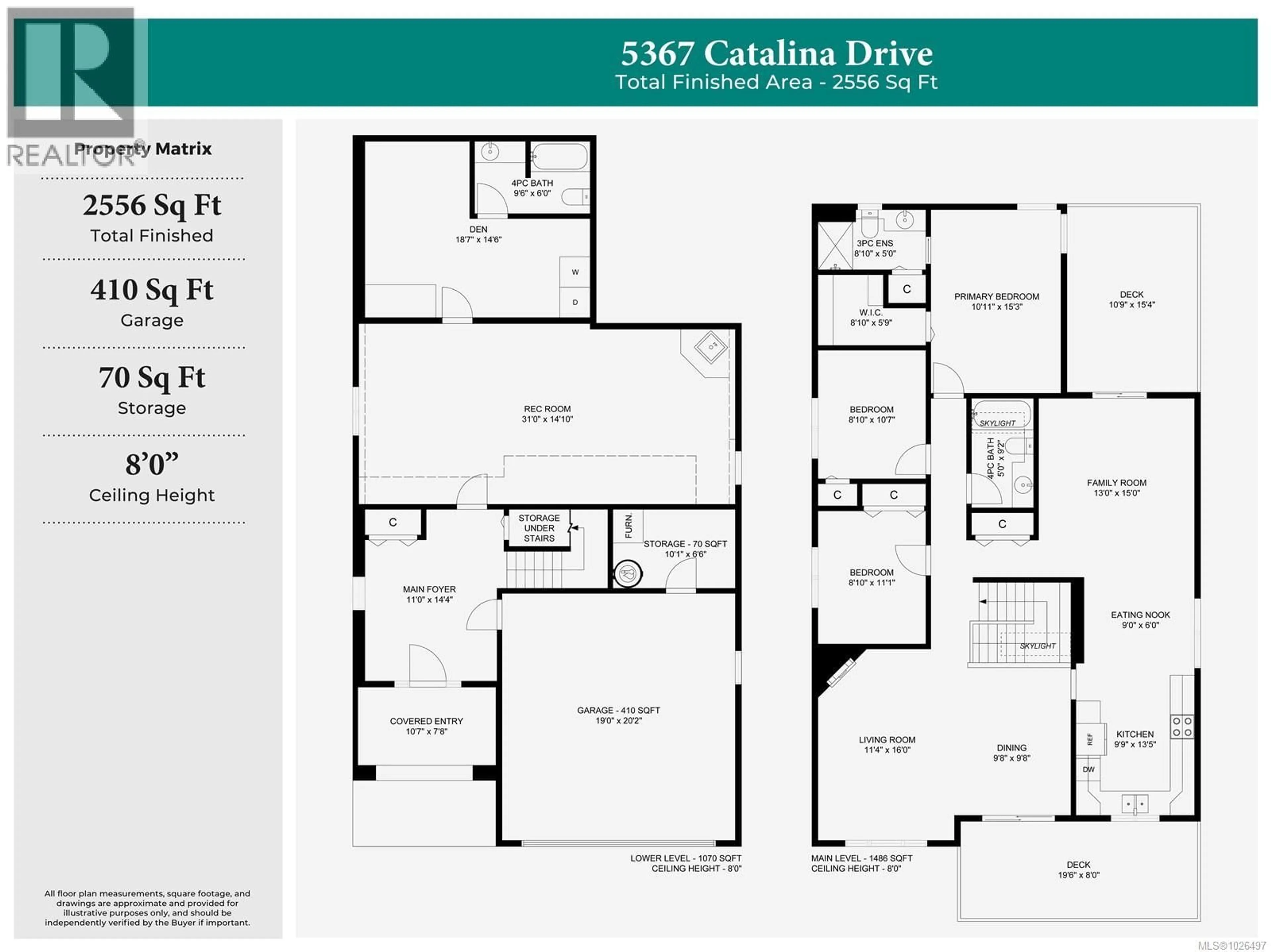 Floor plan for 5367 CATALINA DRIVE, Nanaimo British Columbia V9V1G8