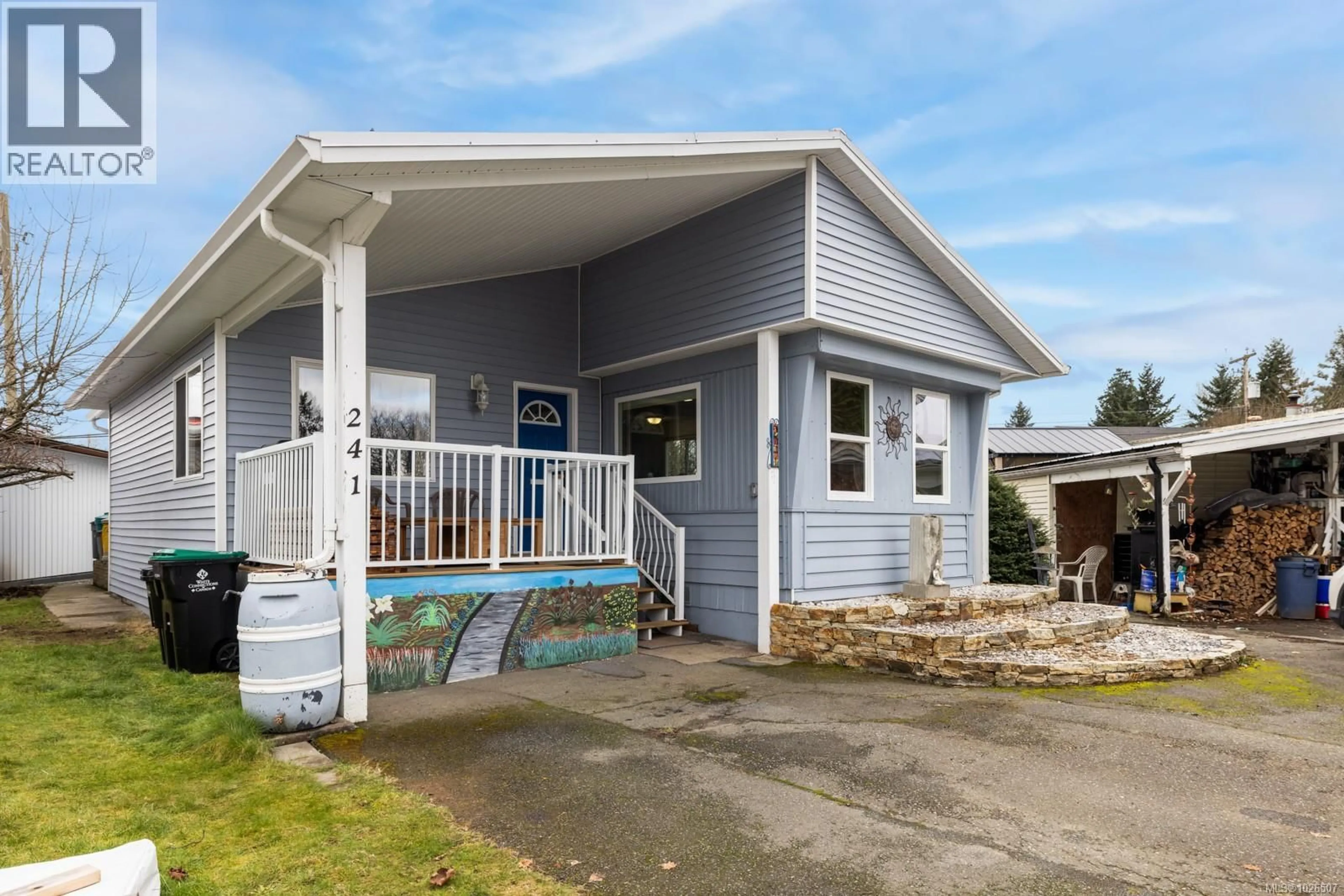 Home with vinyl exterior material, street for 241 - 2885 BOYS ROAD, Duncan British Columbia V9L4Y9