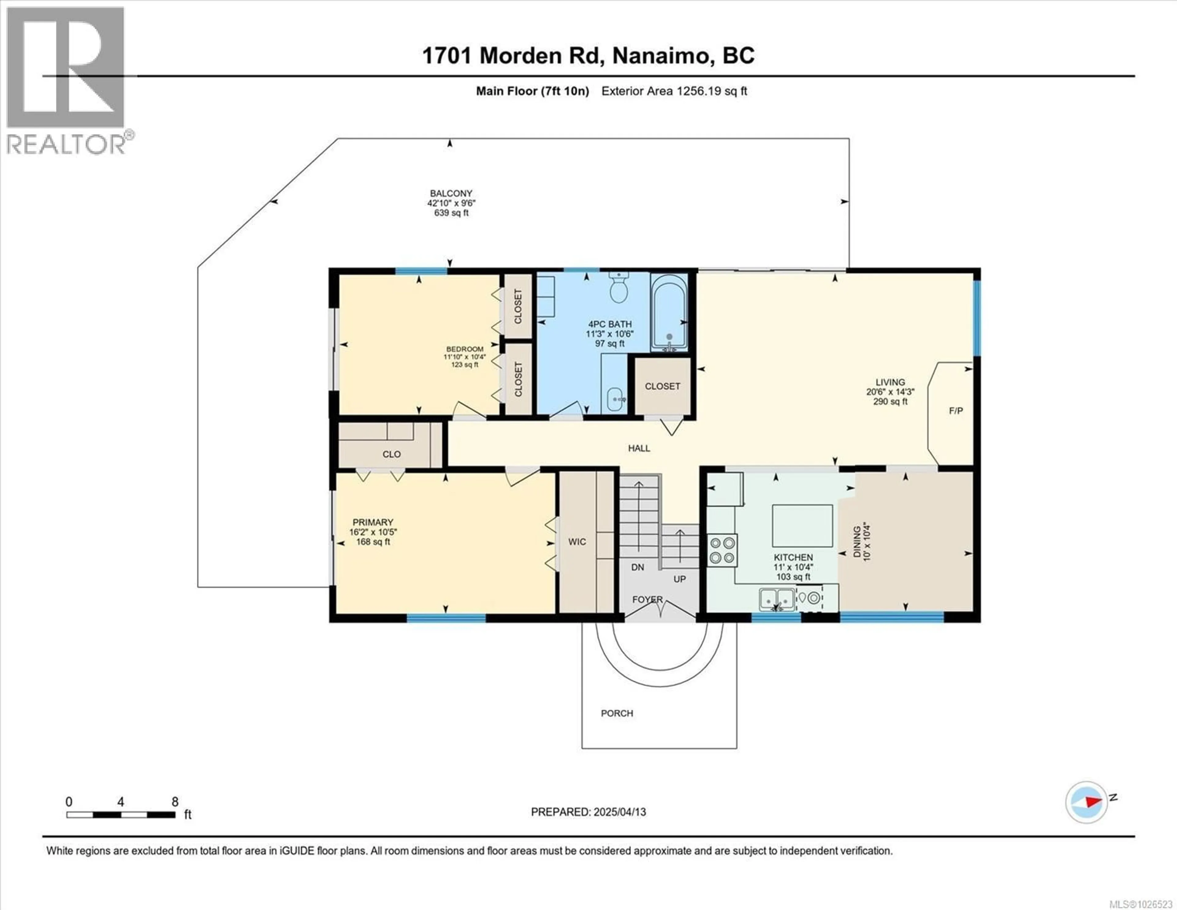 Floor plan for 1701 MORDEN ROAD, Nanaimo British Columbia V9X1T6