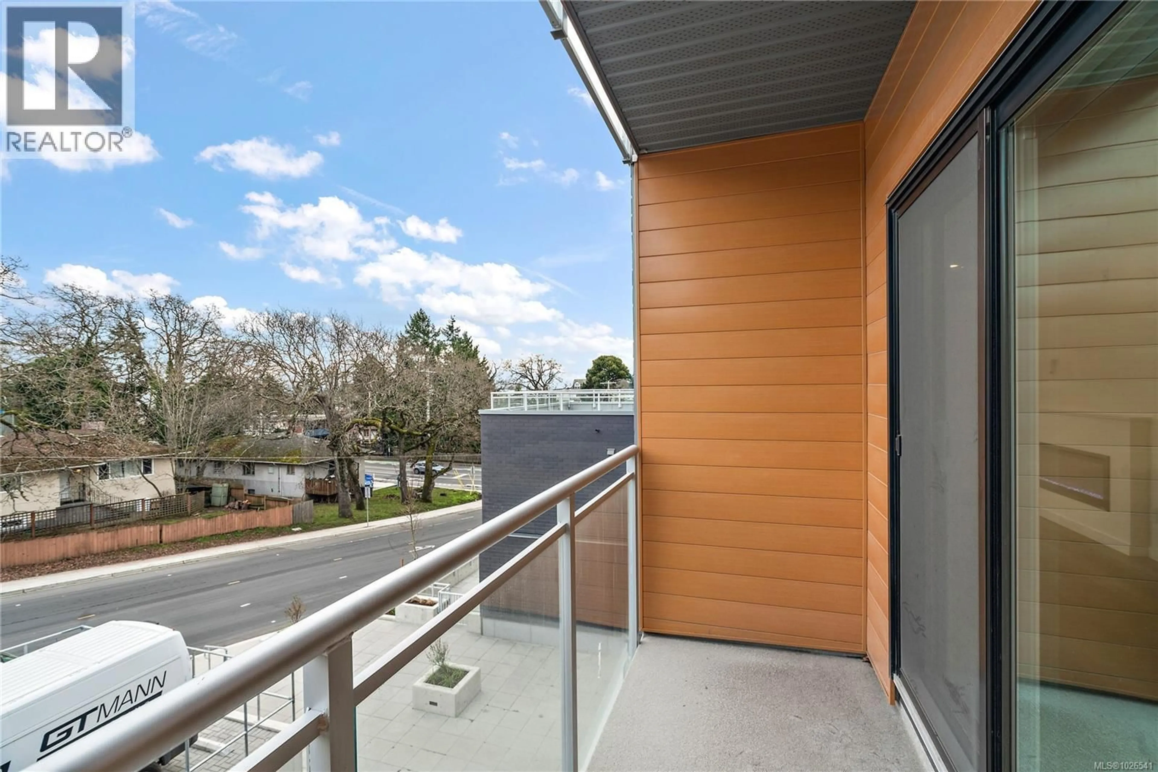Balcony in the apartment, street for 407 - 610 LAMPSON STREET, Esquimalt British Columbia V9A0L4