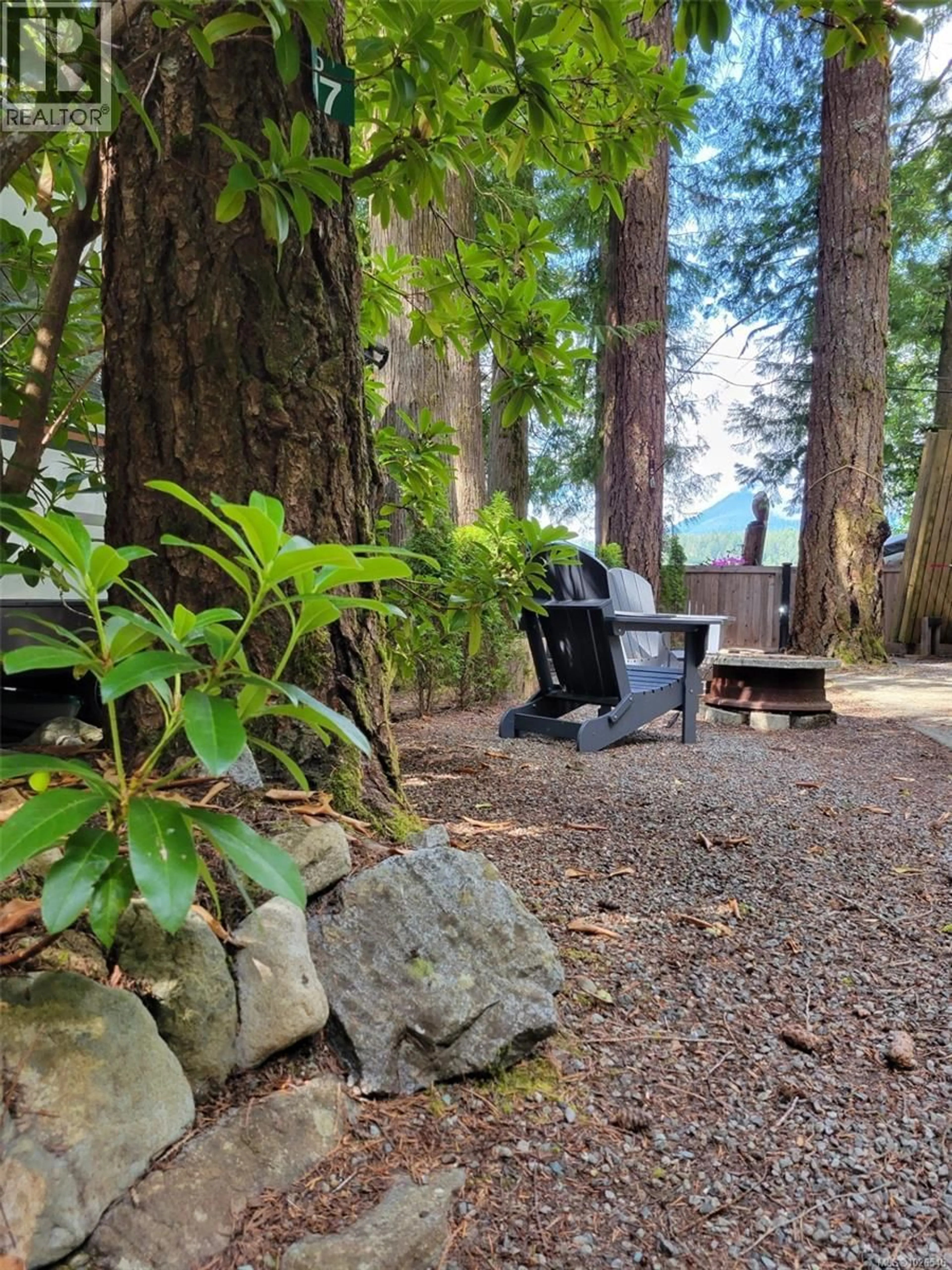 Patio, forest/trees view for D-7 - 10324 LAKESHORE ROAD, Port Alberni British Columbia V9Y8Z6