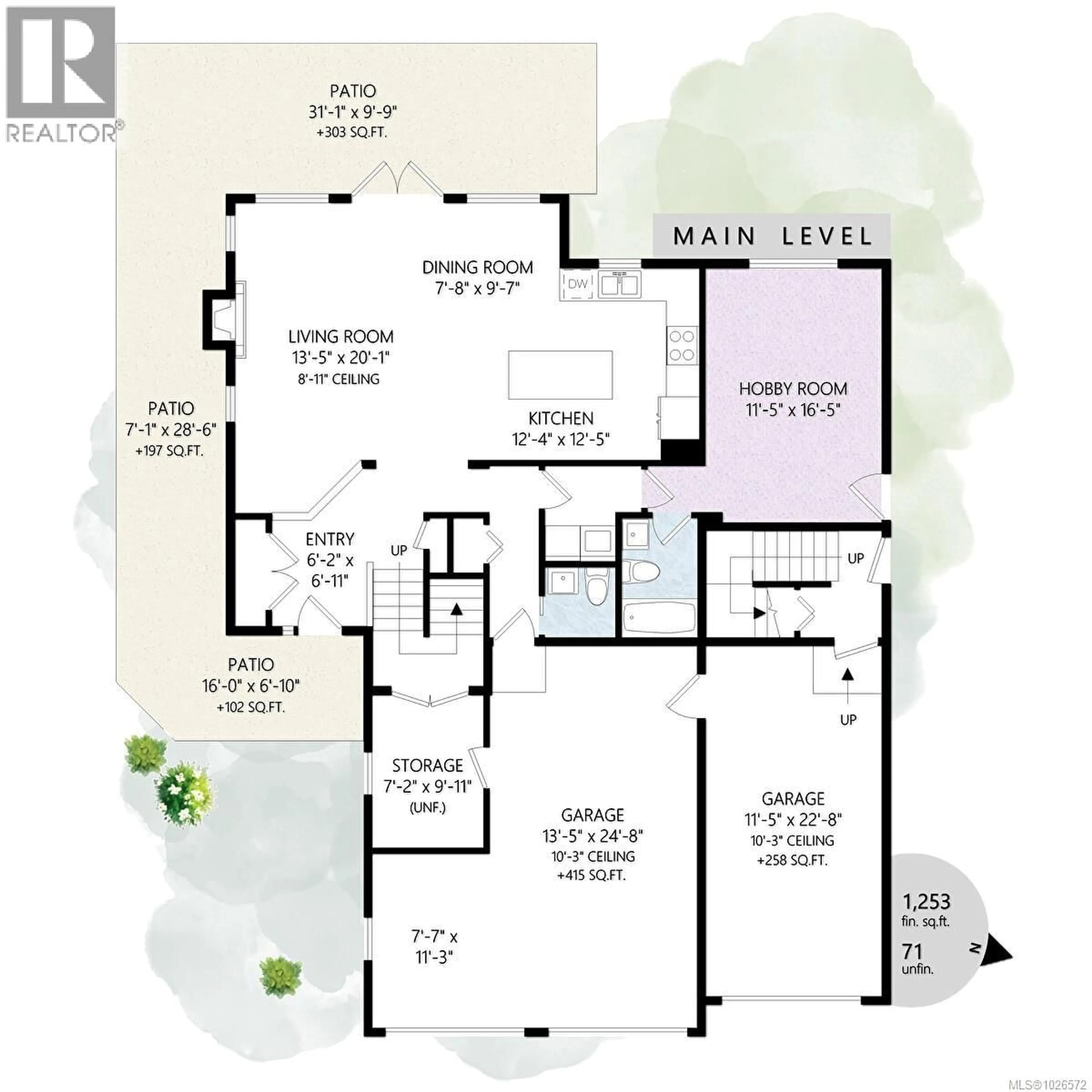 Floor plan for 5966 TOWER PLACE, Duncan British Columbia V9L0E1