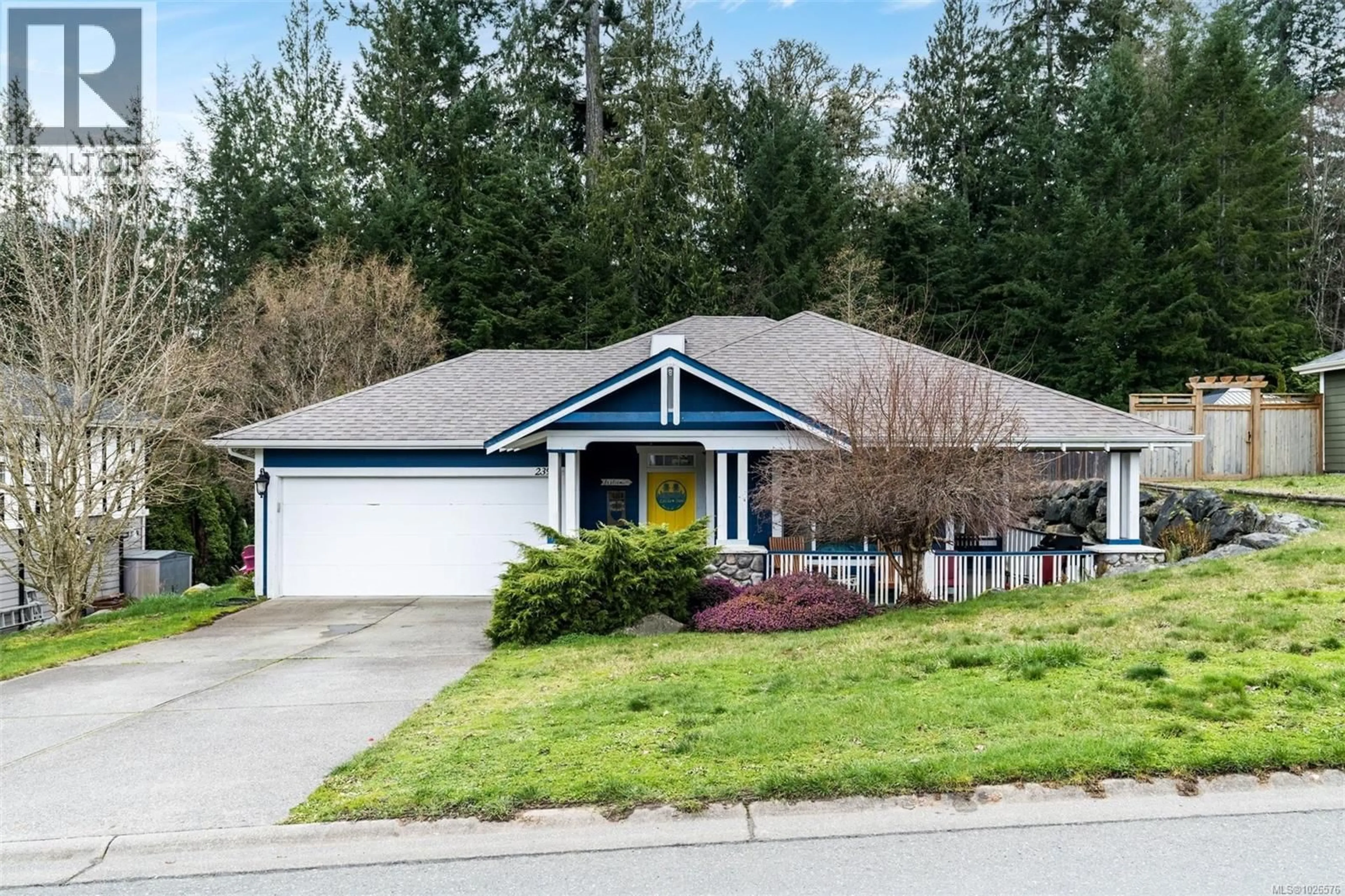 Home with vinyl exterior material, street for 2398 SUNRIVER WAY, Sooke British Columbia V9Z0Y5