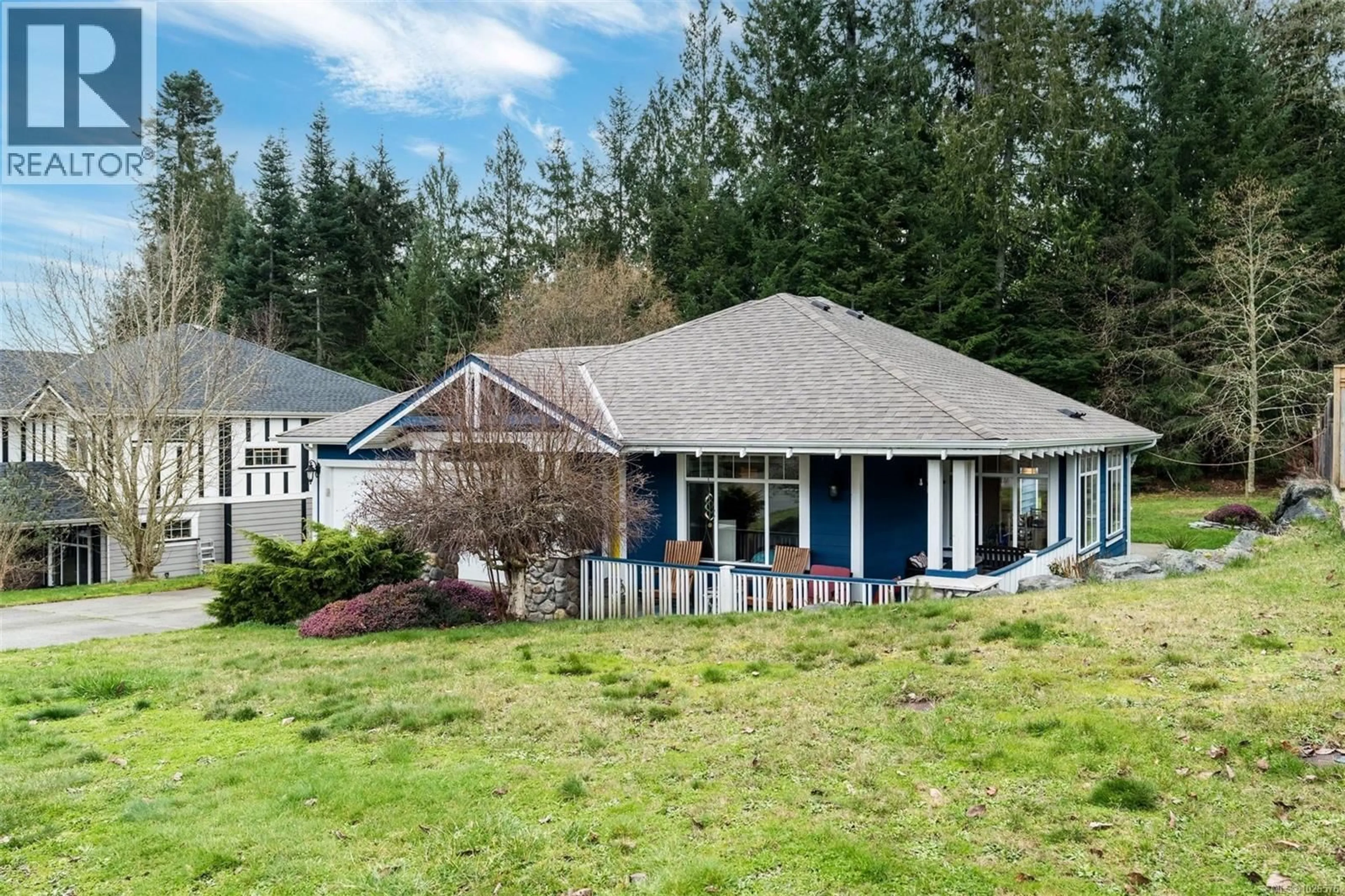 A pic from outside/outdoor area/front of a property/back of a property/a pic from drone, unknown for 2398 SUNRIVER WAY, Sooke British Columbia V9Z0Y5