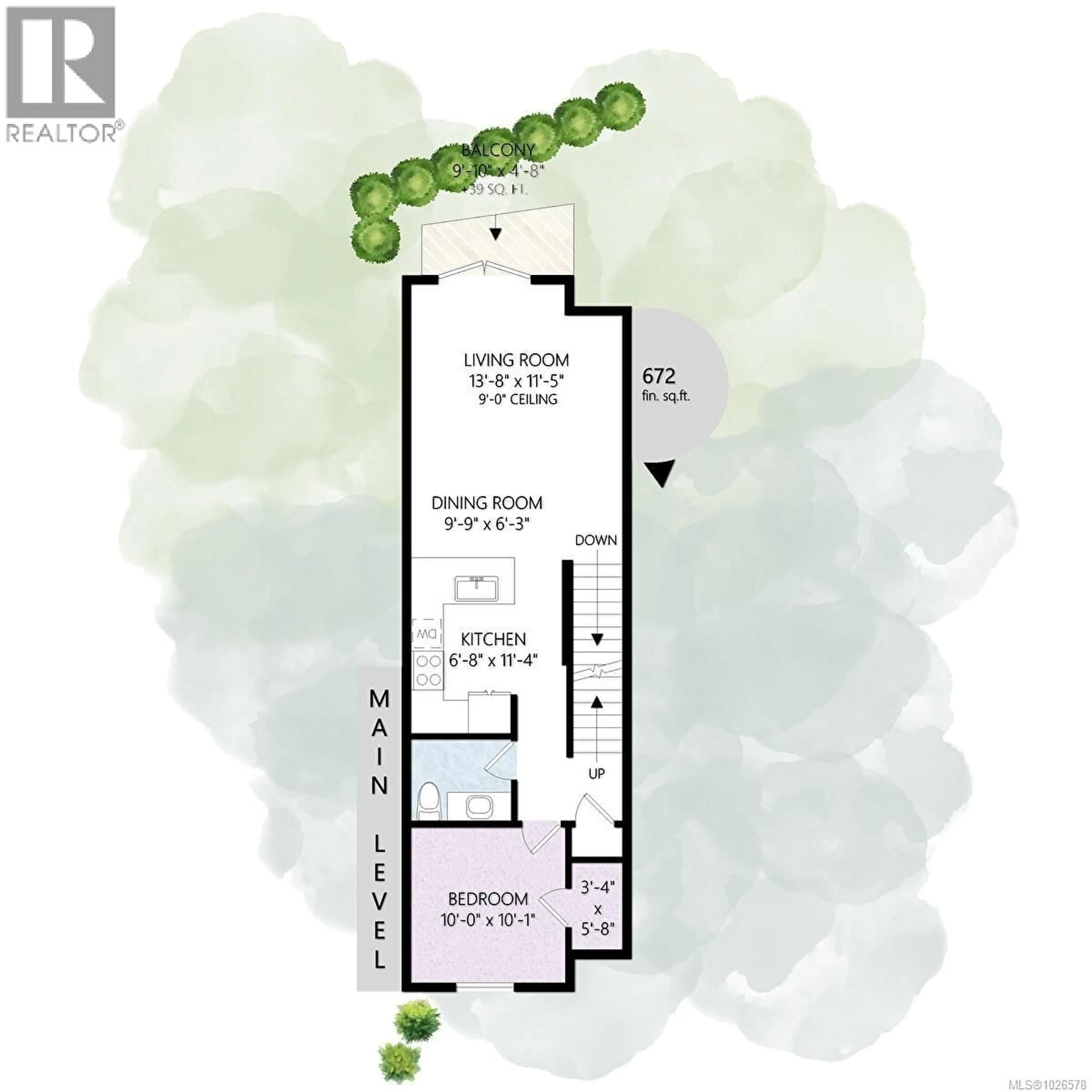 Floor plan for 106 - 679 WAGAR AVENUE, Langford British Columbia V9B3B2