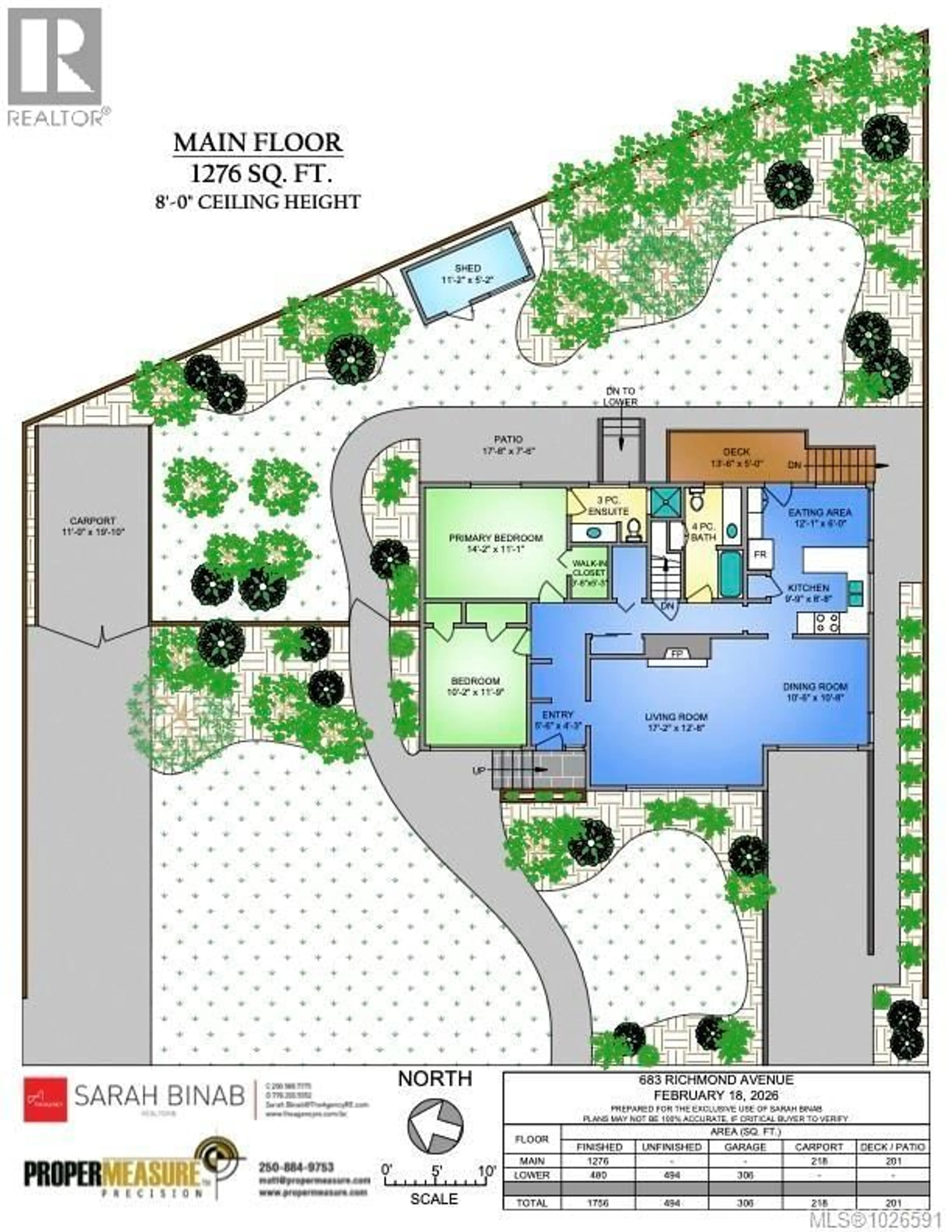 Floor plan for 683 RICHMOND AVENUE, Victoria British Columbia V8S3Y8