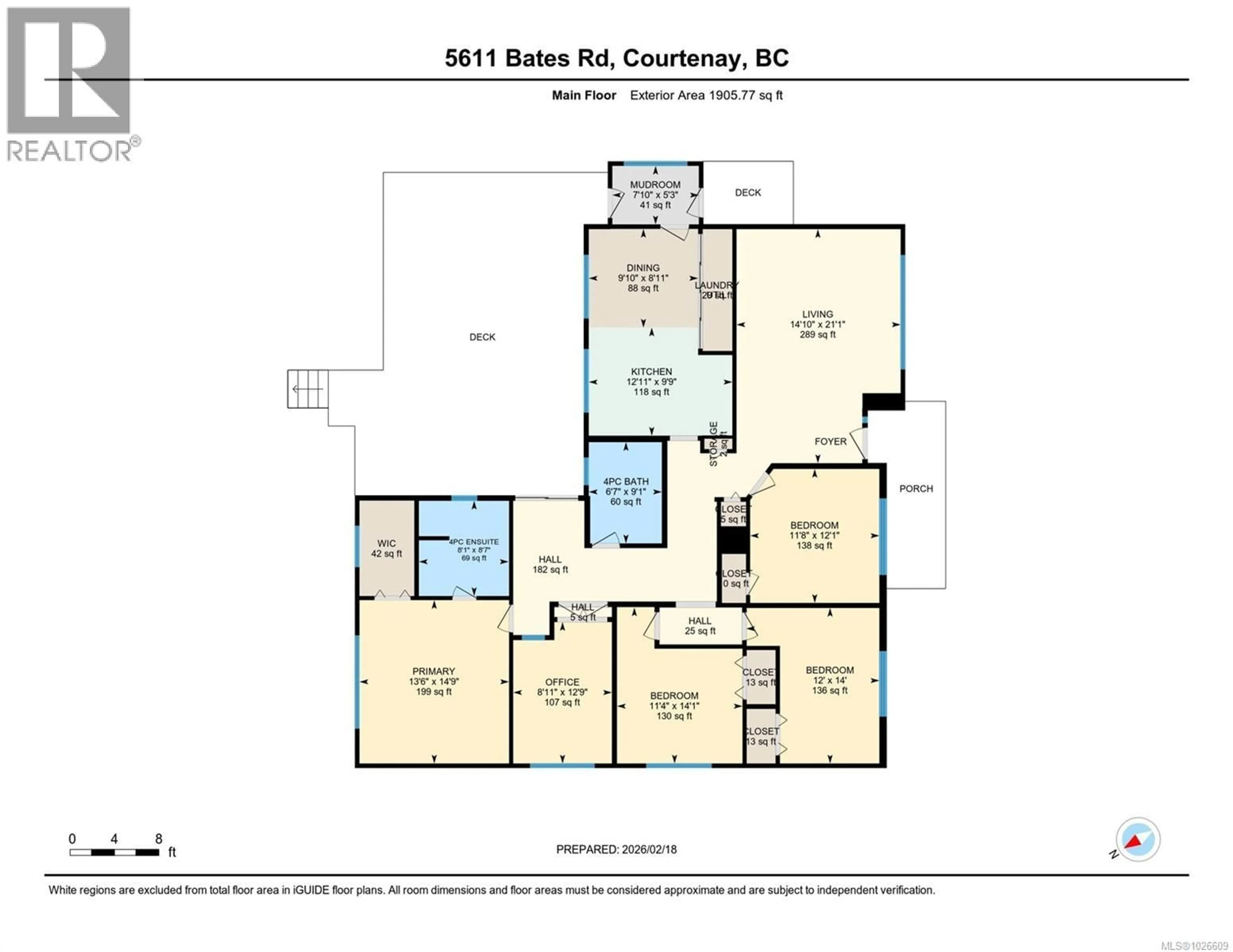 Floor plan for 5611 BATES ROAD, Courtenay British Columbia V9J1X3