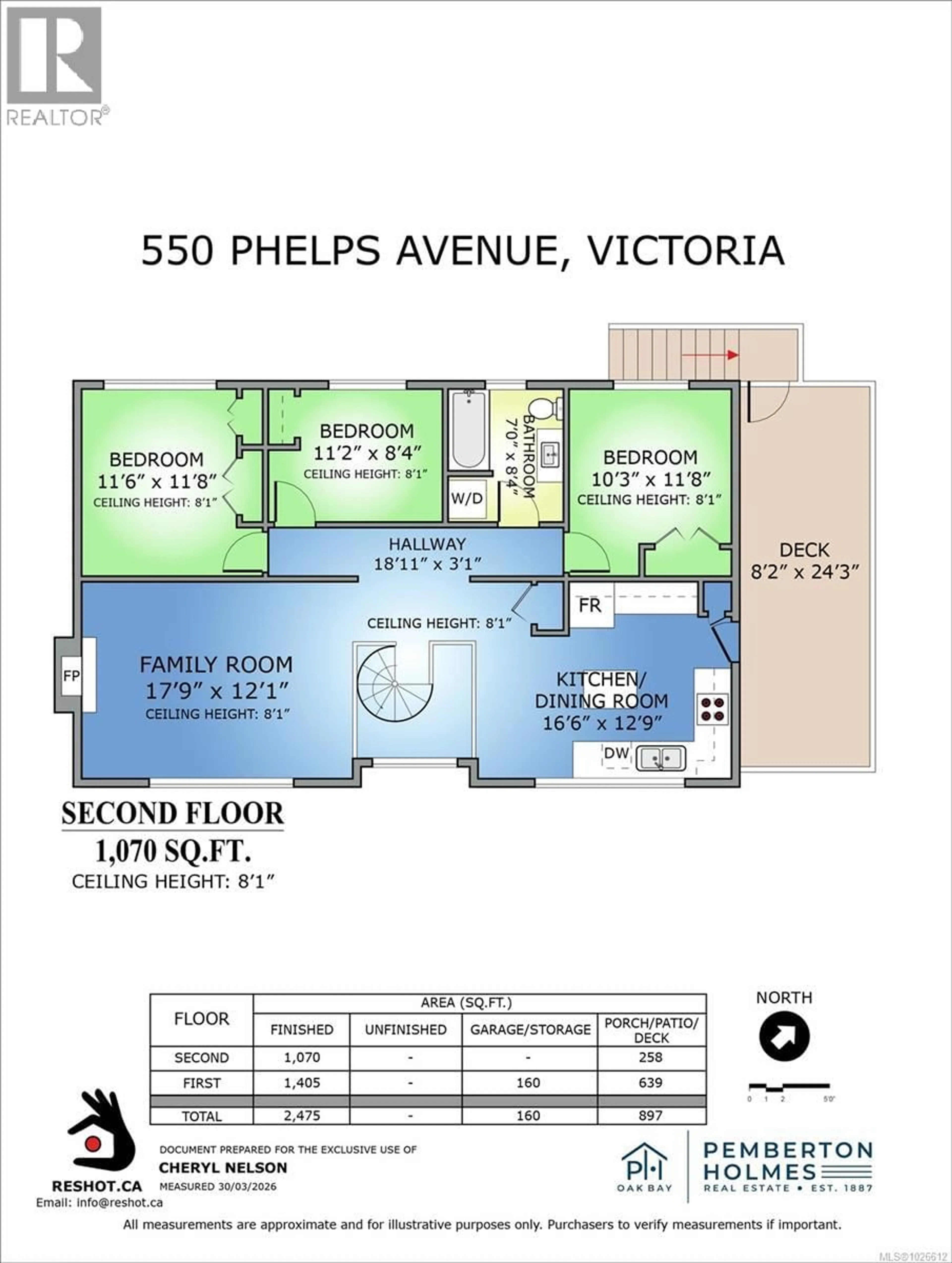 Floor plan for 550 PHELPS AVENUE, Langford British Columbia V9B3H7