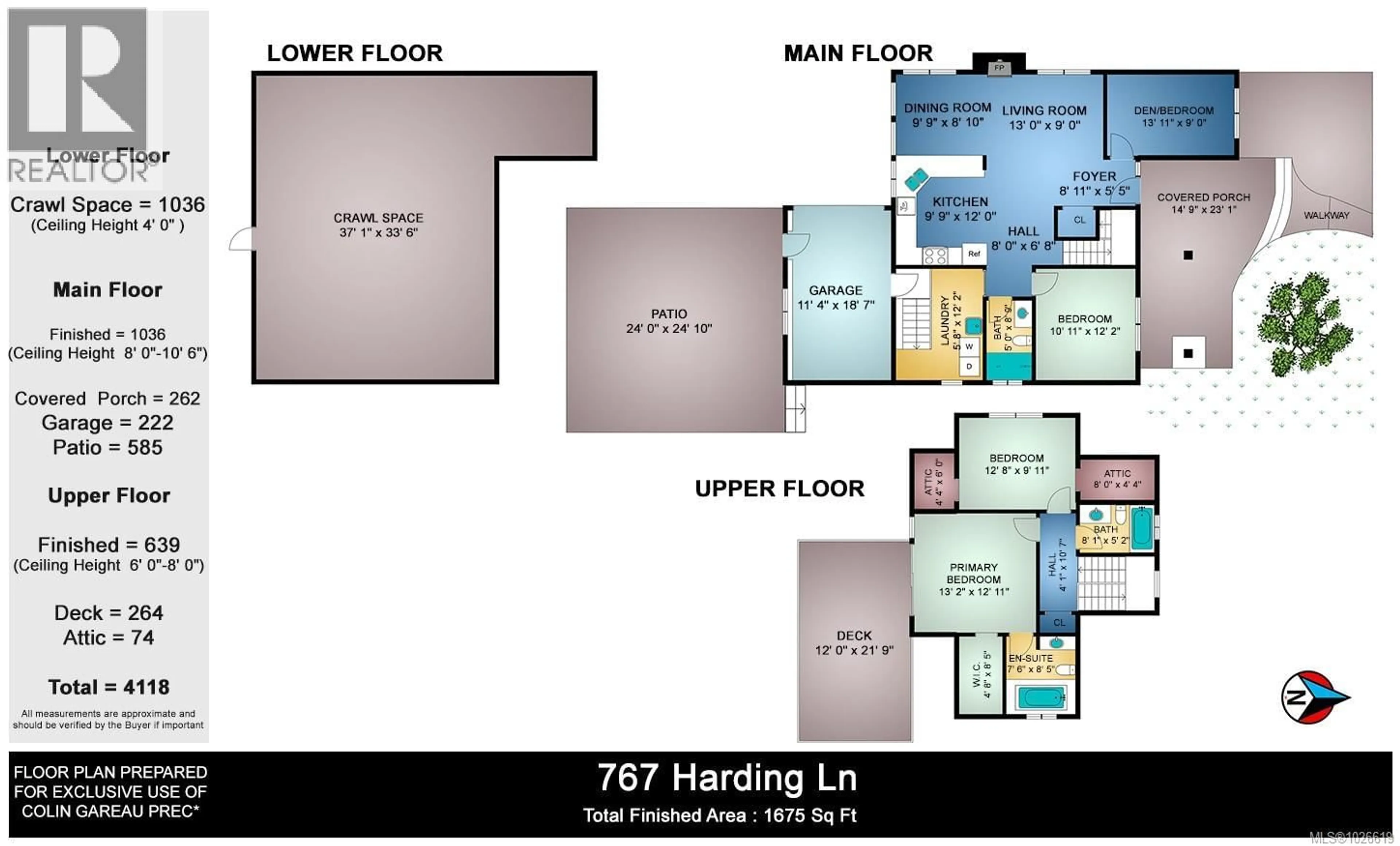 Floor plan for 767 HARDING LANE, Central Saanich British Columbia V8M2G2