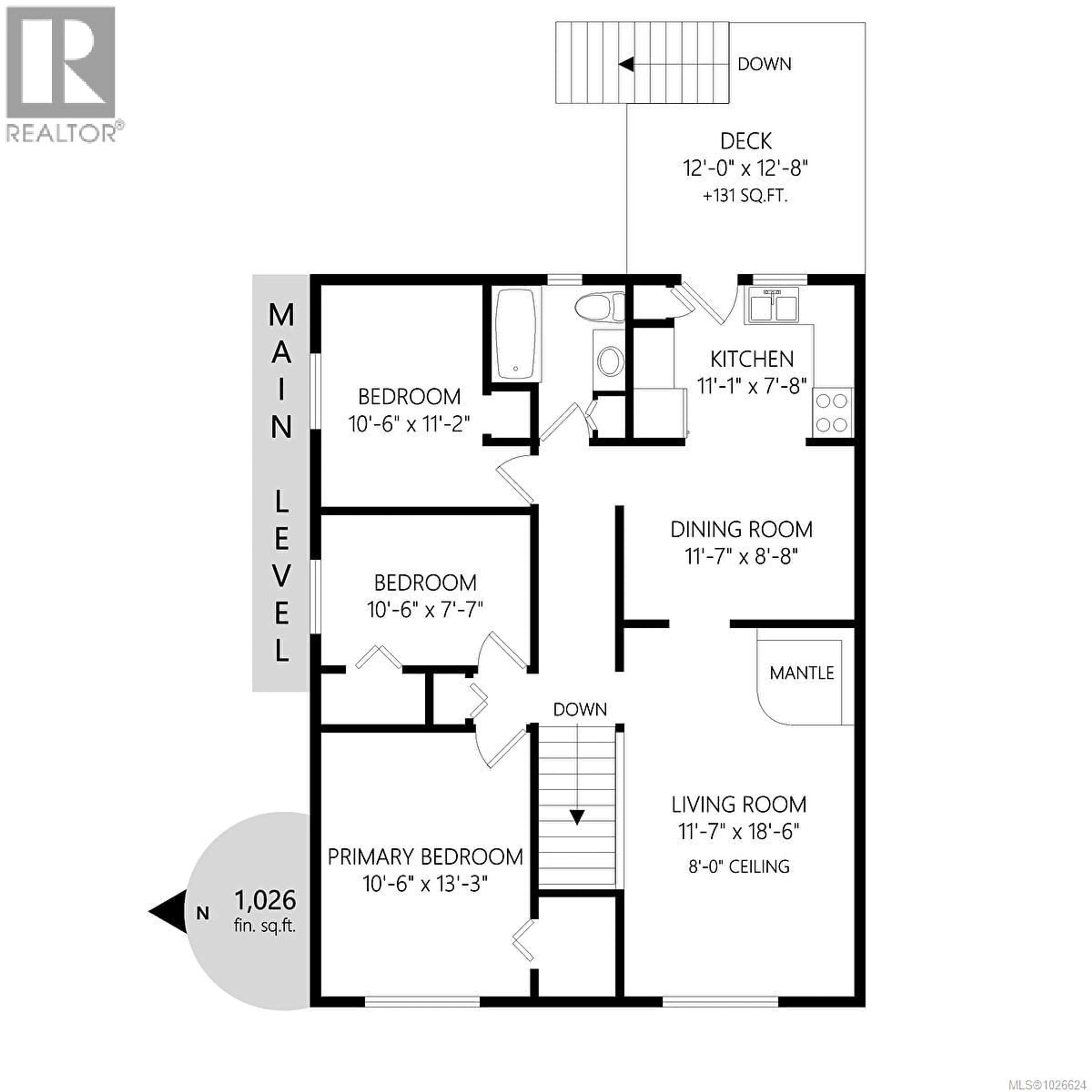 Floor plan for 9581 EPCO DRIVE, Sidney British Columbia V8L2T1