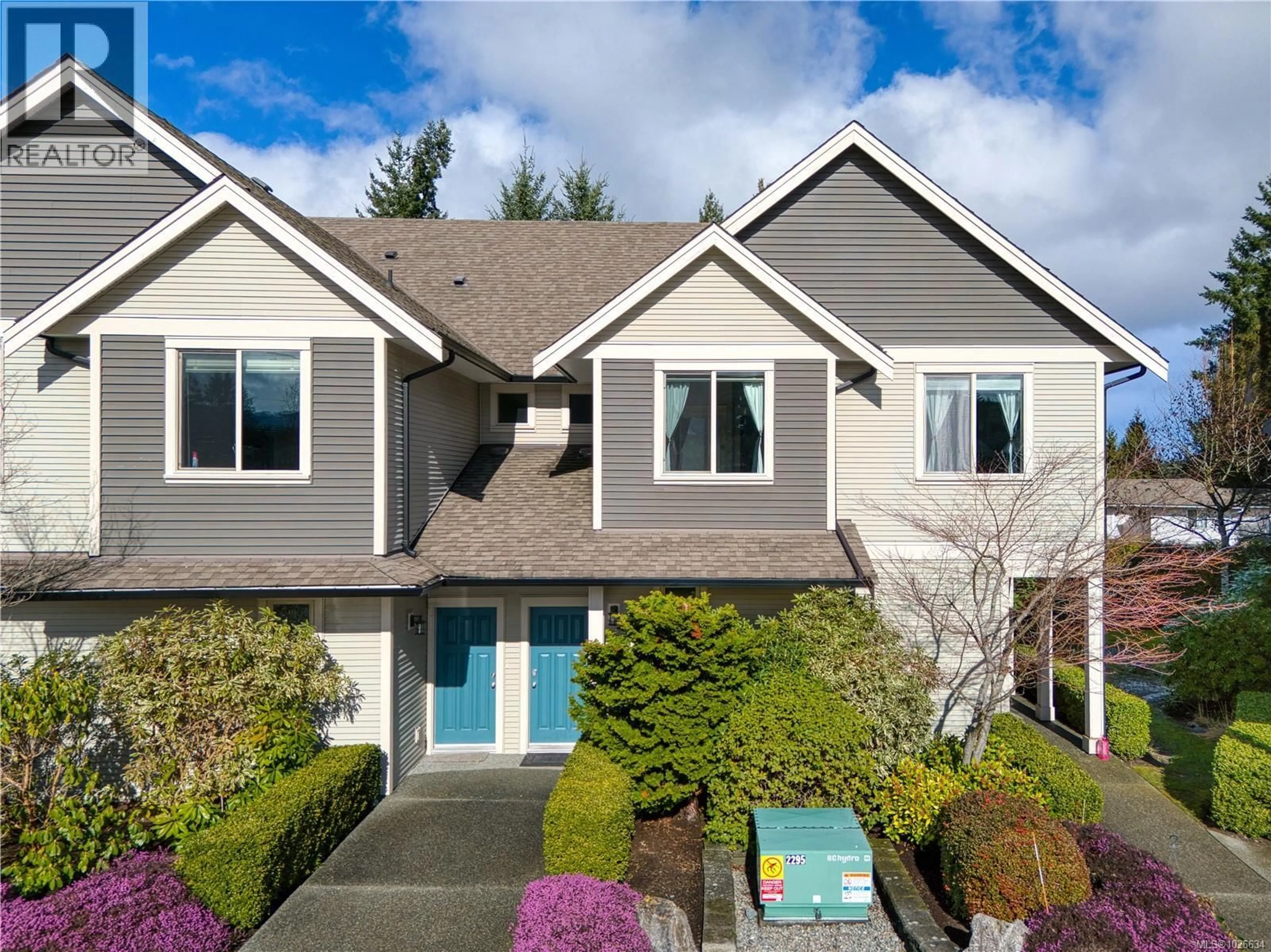 Home with vinyl exterior material, street for 6103 THYME PLACE, Nanaimo British Columbia V9V1M1