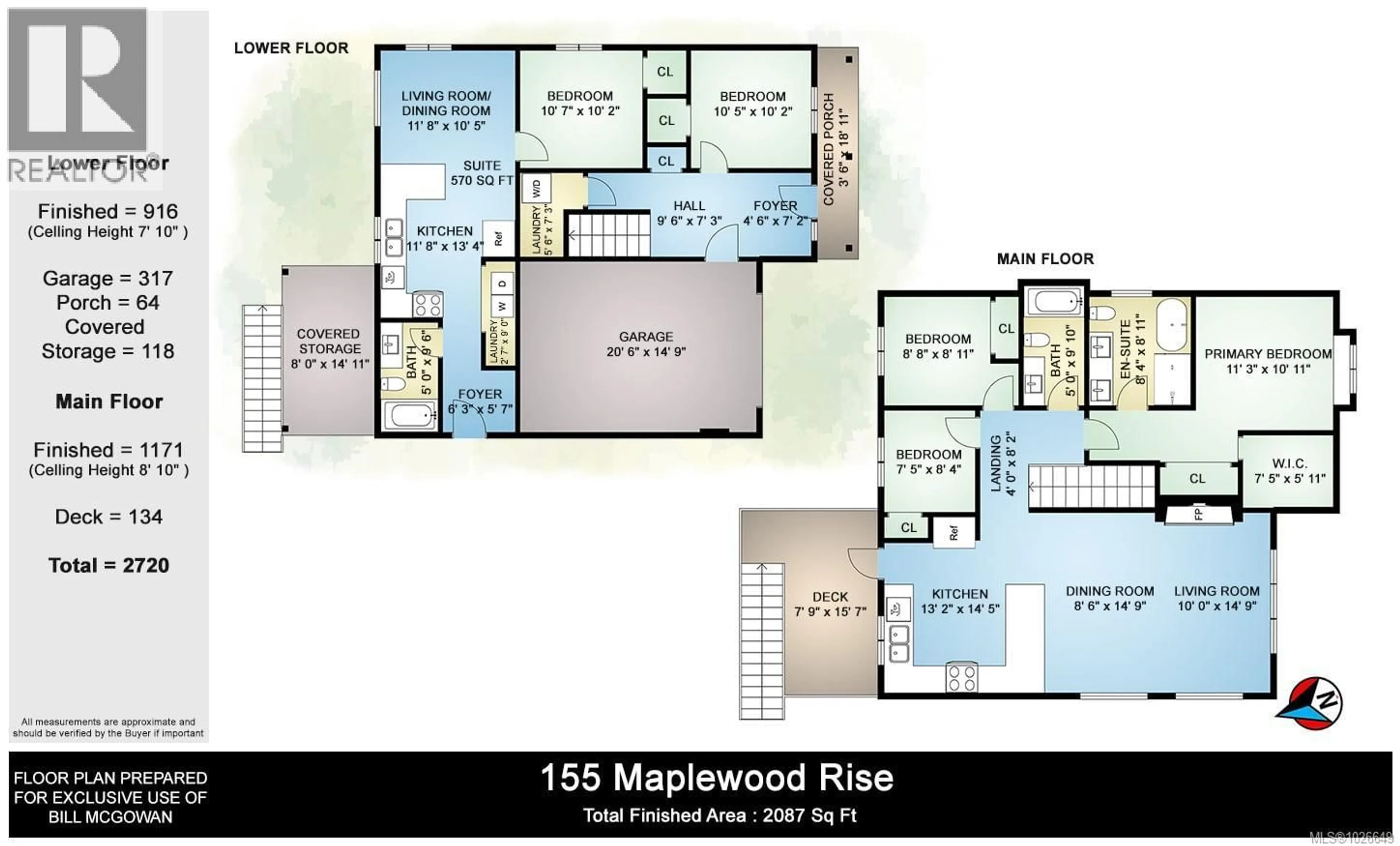 Floor plan for 155 MAPLEWOOD RISE, Lake Cowichan British Columbia V0R2G0