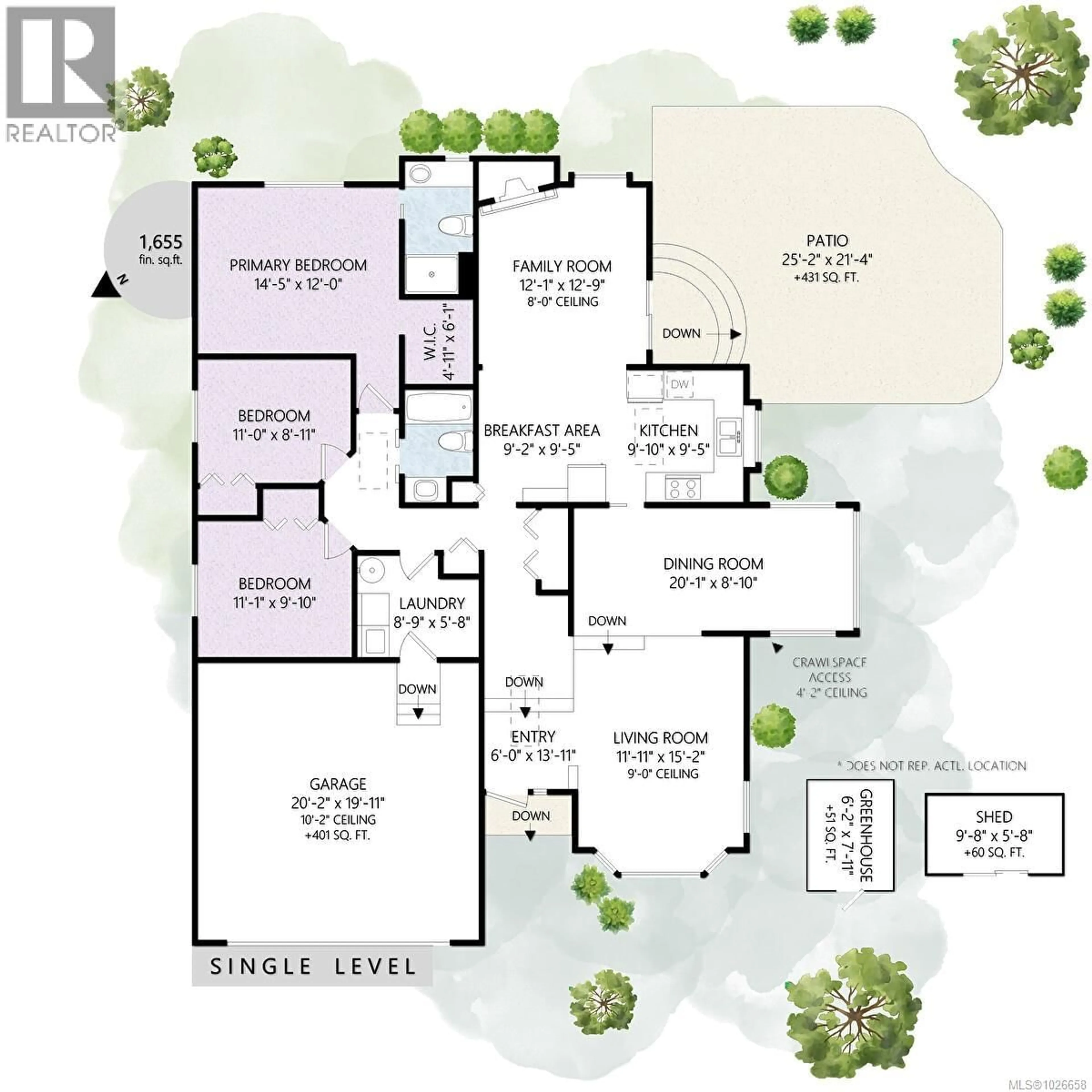 Floor plan for 2007 GOVENLOCK PLACE, Sooke British Columbia V9Z0M8