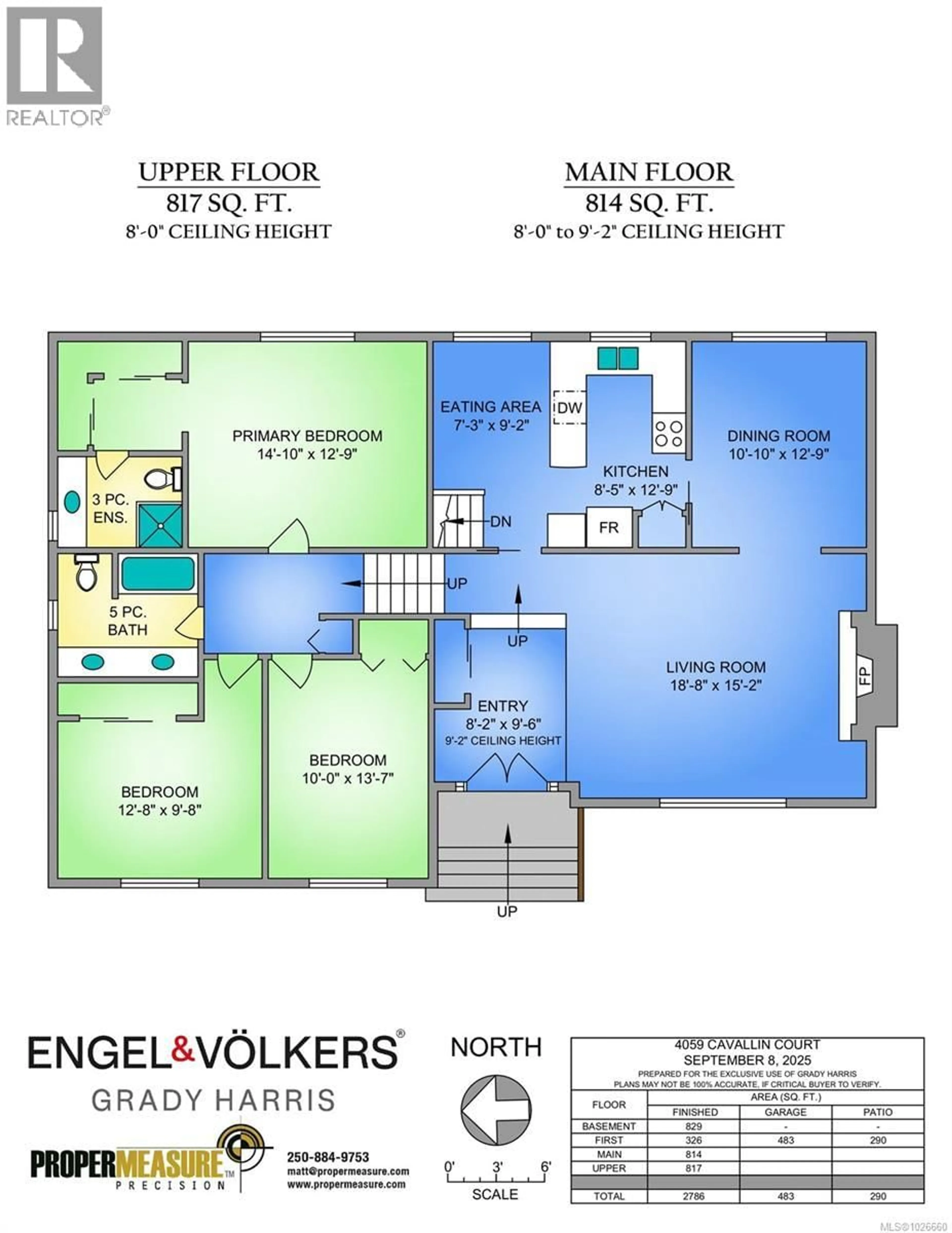 Floor plan for 4059 CAVALLIN COURT, Saanich British Columbia V8N5P9