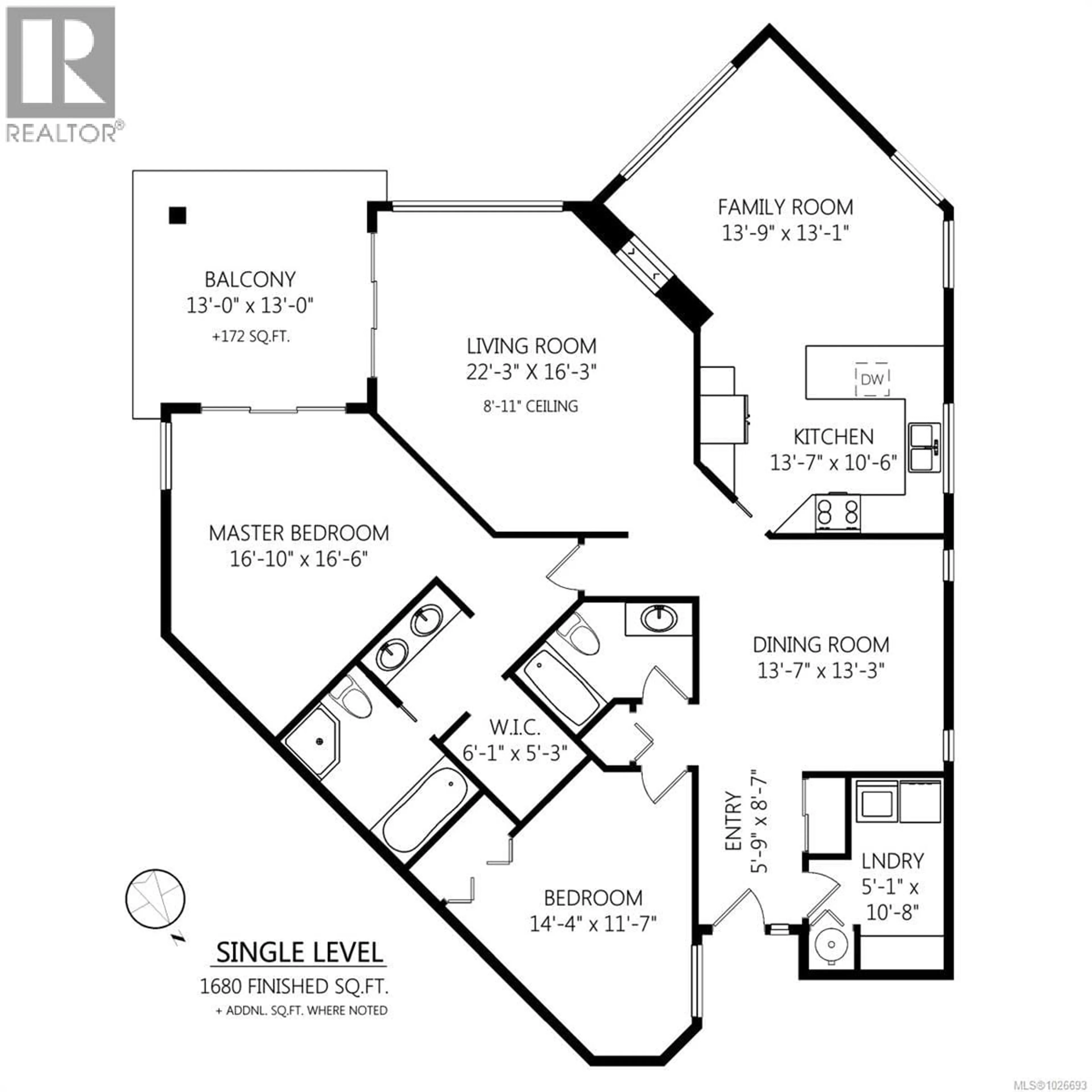Floor plan for 4 - 910 MALTWOOD TERRACE, Saanich British Columbia V8X5G8