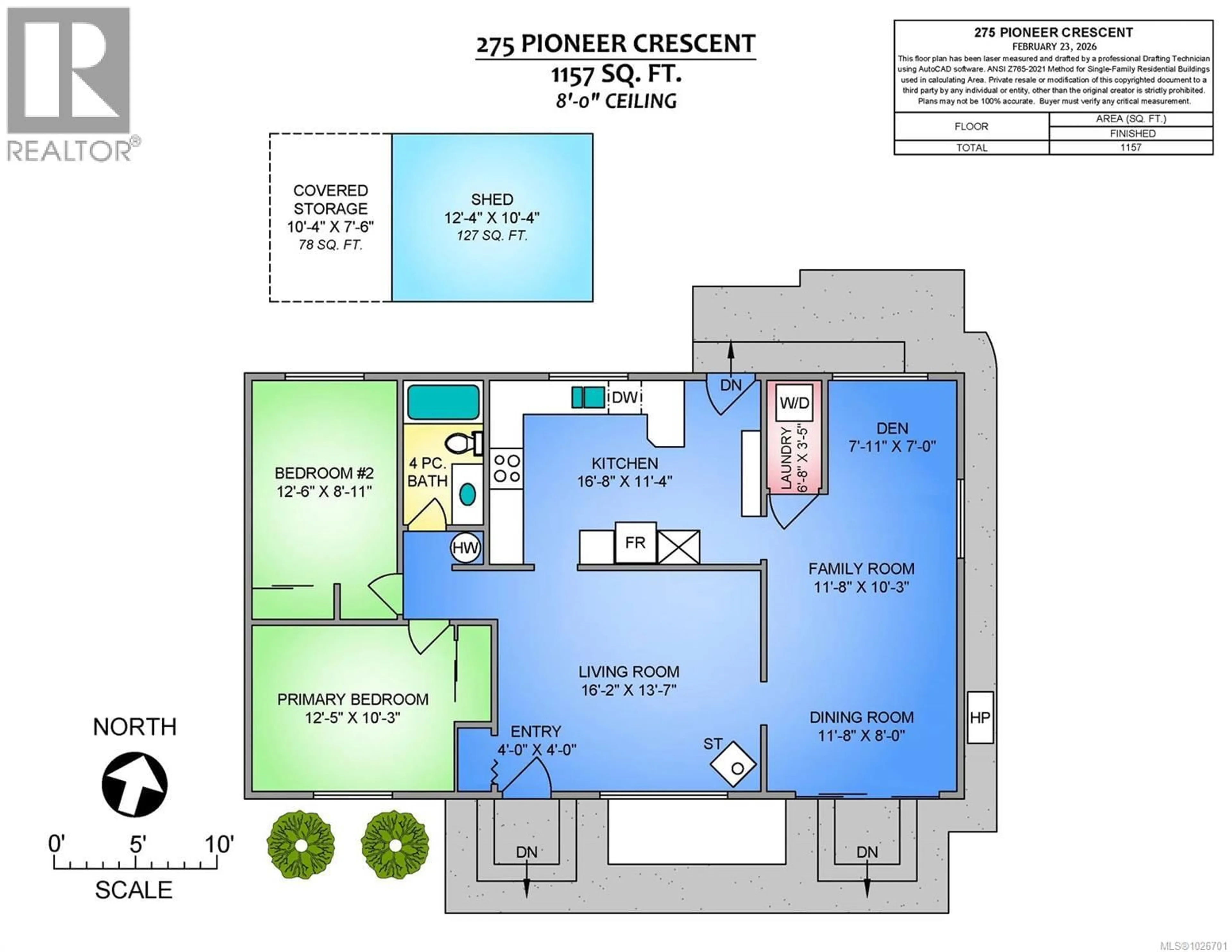 Floor plan for 275 PIONEER CRESCENT, Parksville British Columbia V9P1V5
