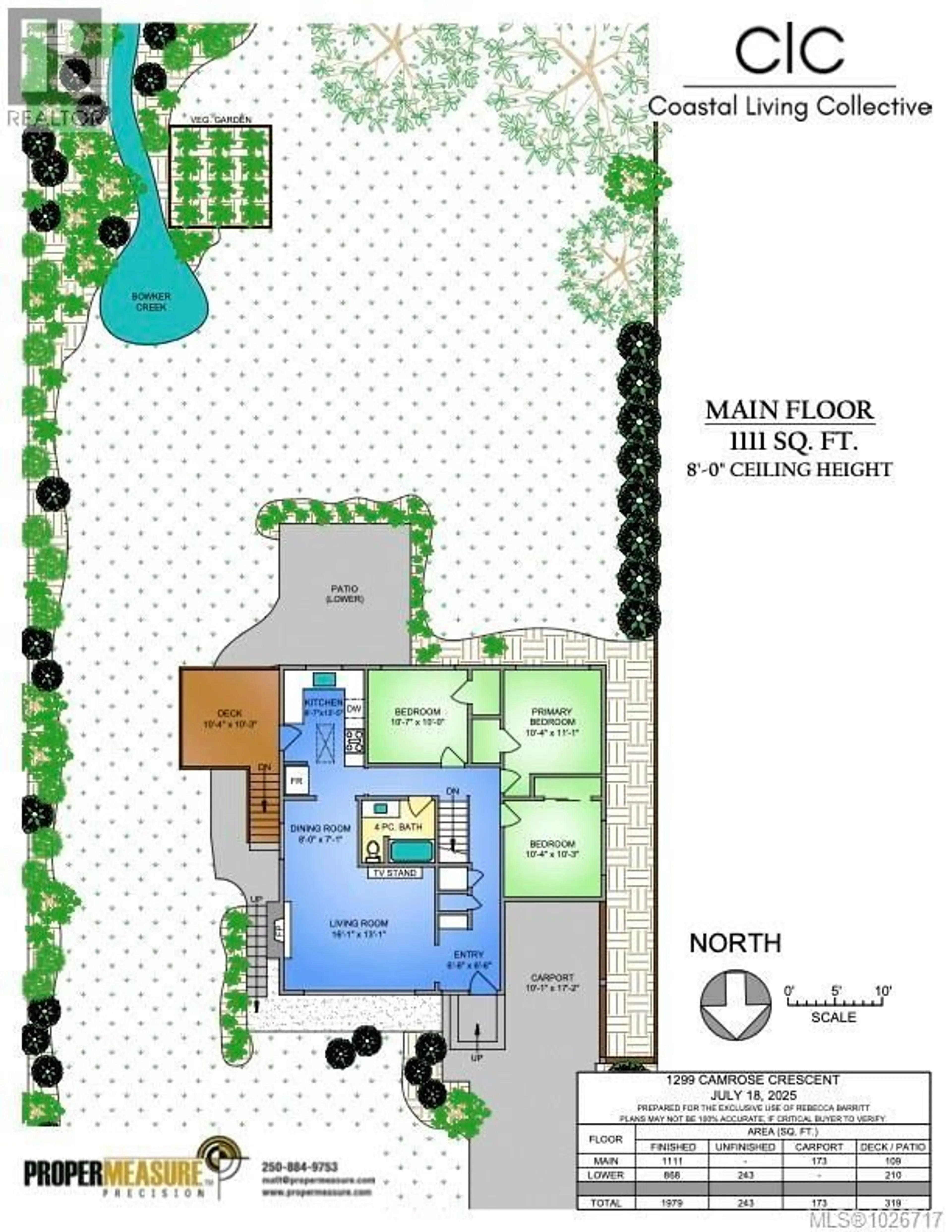 Floor plan for 1299 CAMROSE CRESCENT, Saanich British Columbia V8P1N6