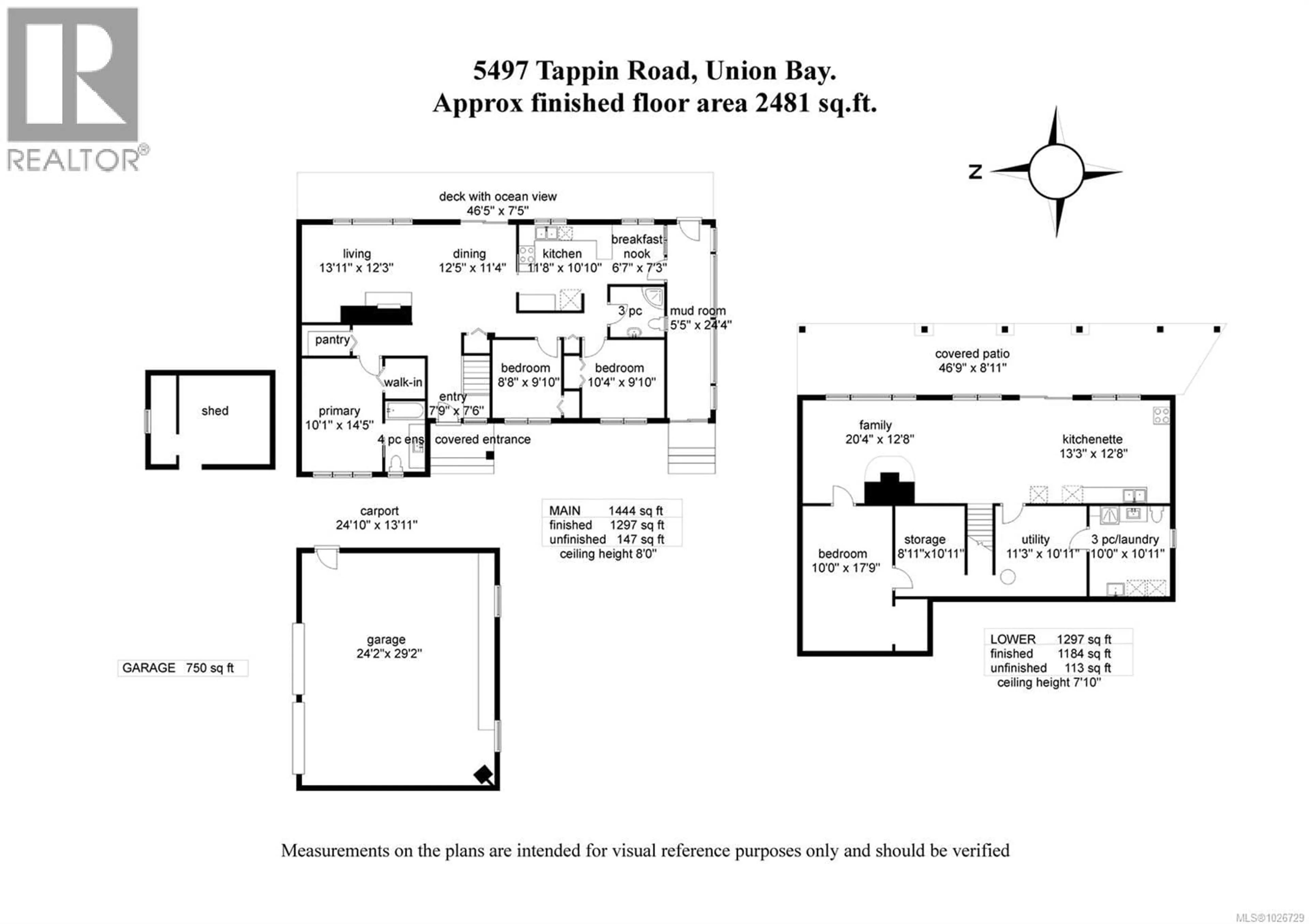 Floor plan for 5497 TAPPIN STREET, Union Bay British Columbia V0R3B0