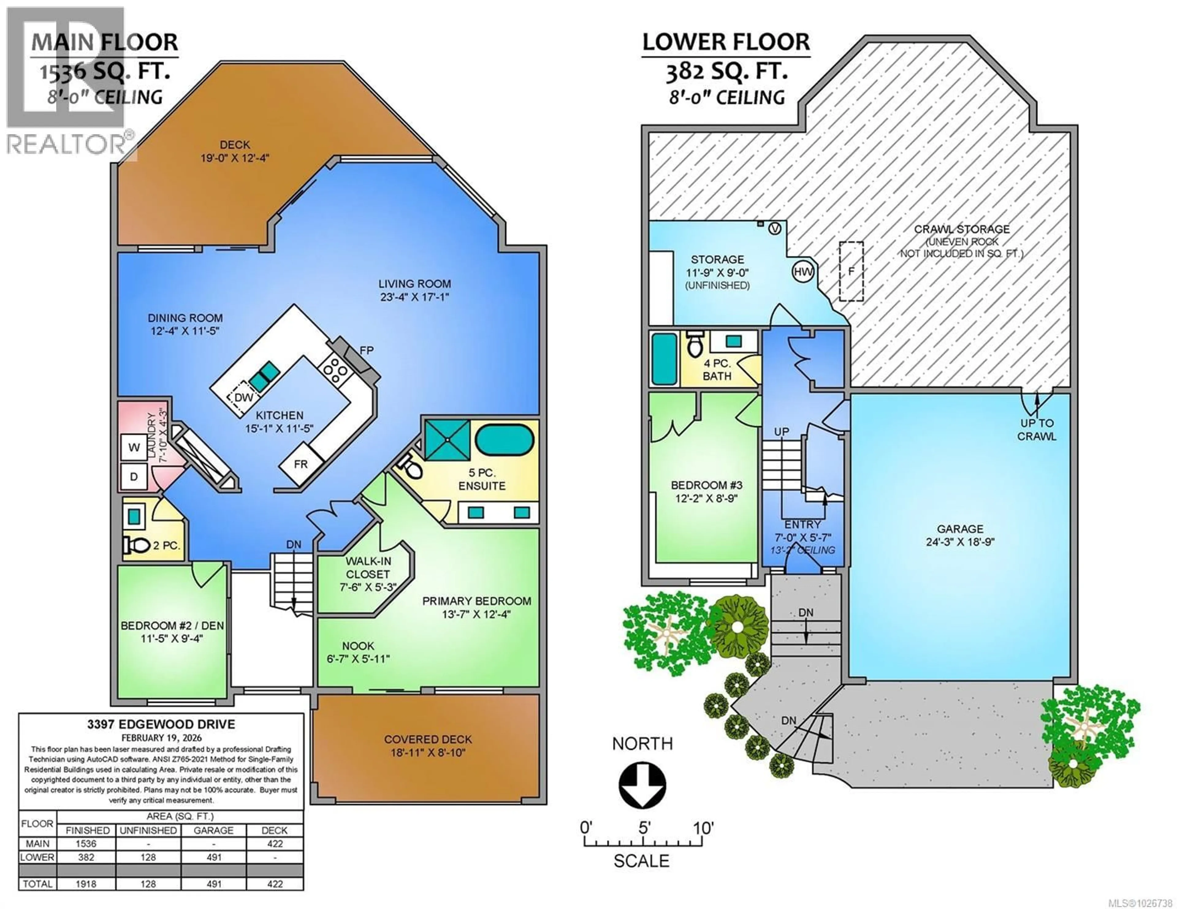 Floor plan for 3397 EDGEWOOD DRIVE, Nanaimo British Columbia V9T5V2