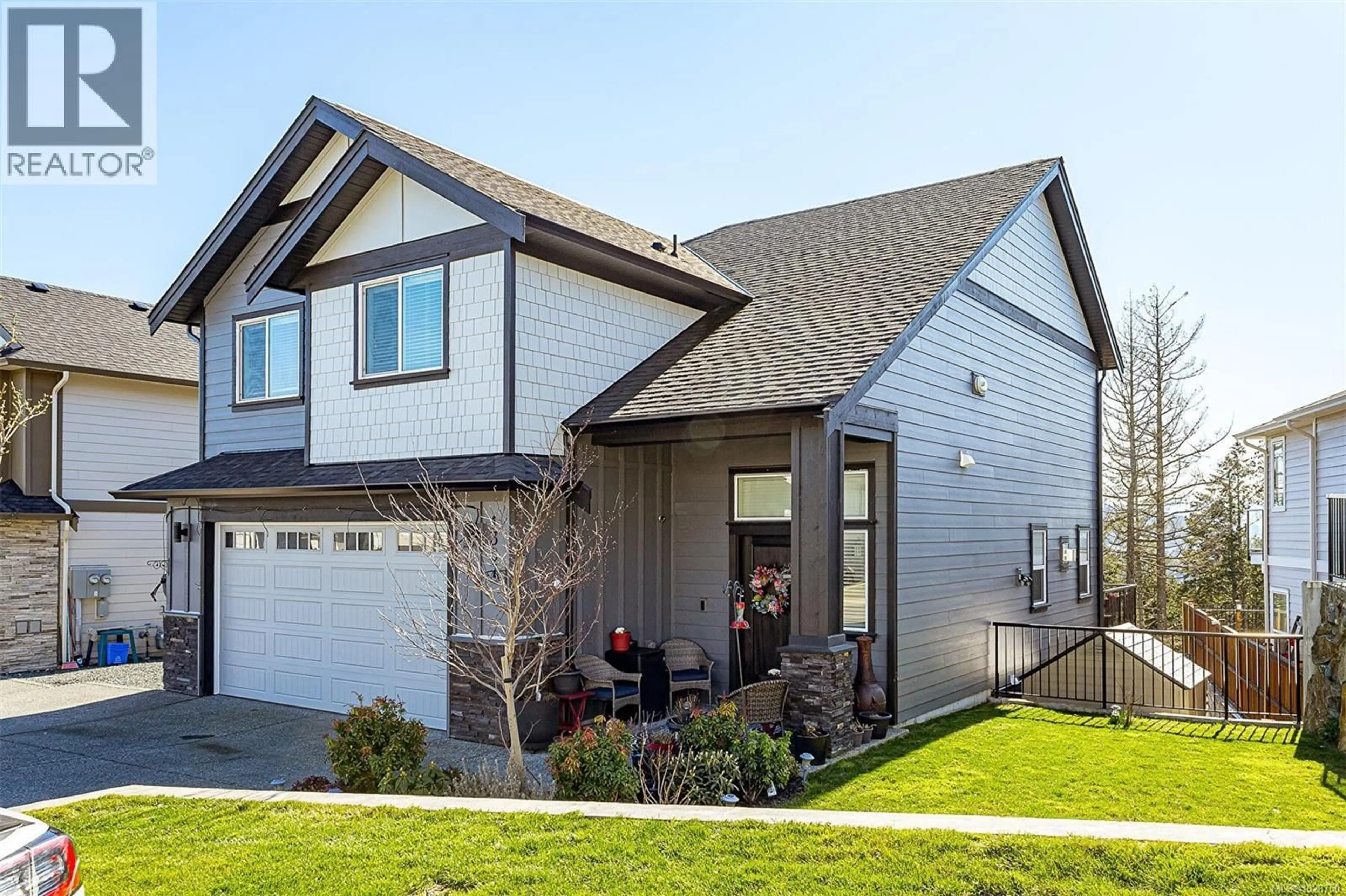 Home with vinyl exterior material, street for 1307 FLINT AVENUE, Langford British Columbia V9B0Z8