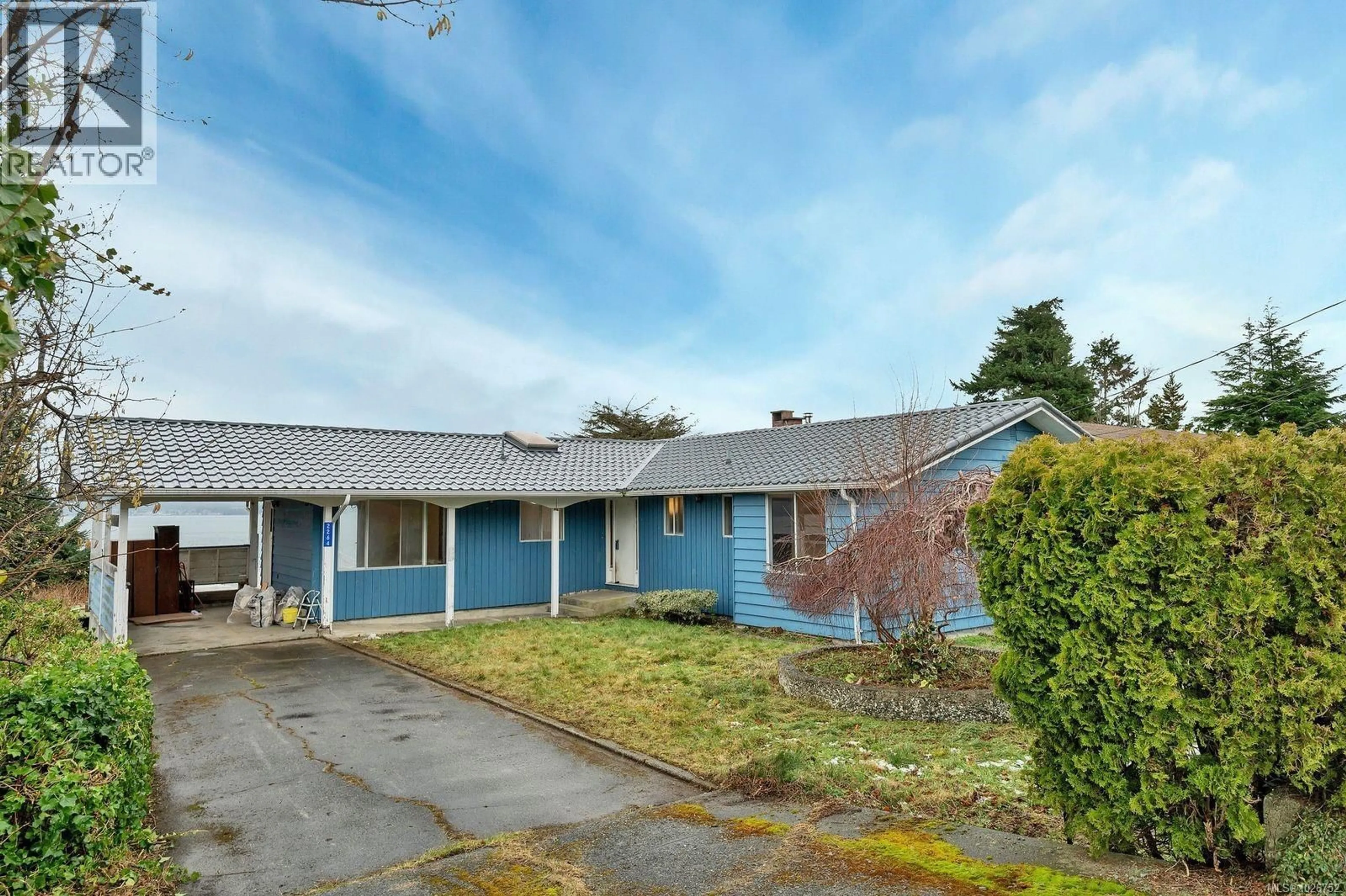 A pic from outside/outdoor area/front of a property/back of a property/a pic from drone, street for 2264 HADDINGTON CRESCENT, Port McNeill British Columbia V0N2R0