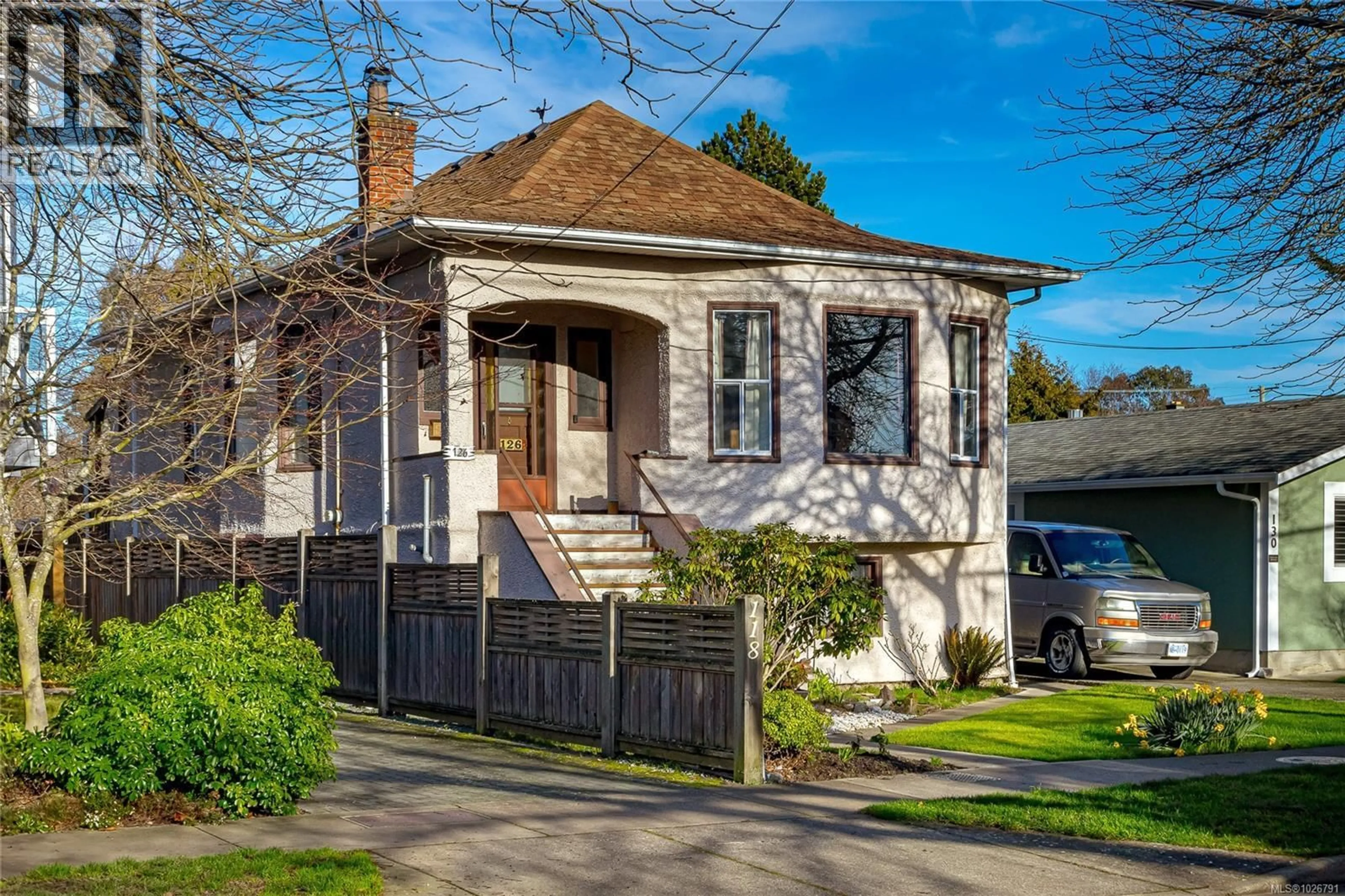 Home with brick exterior material, street for 126 LADYSMITH STREET, Victoria British Columbia V8V1J4