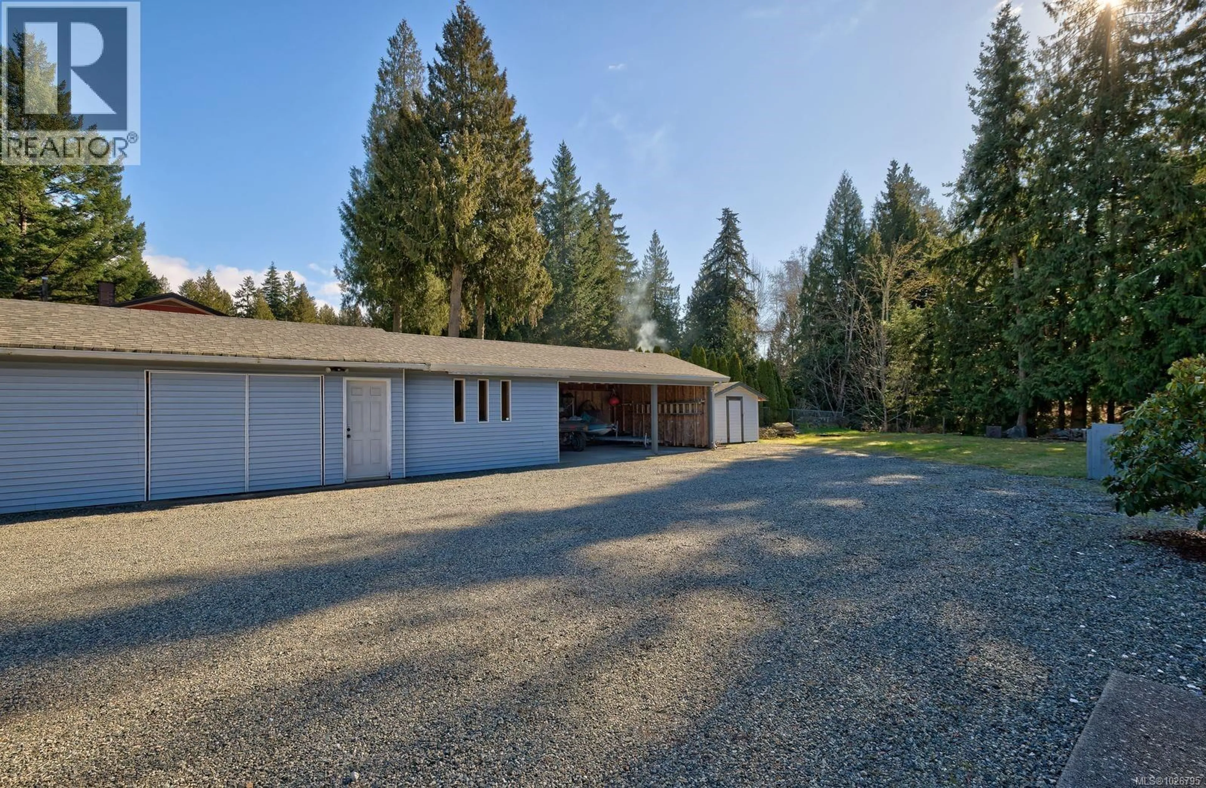A pic from outside/outdoor area/front of a property/back of a property/a pic from drone, unknown for 7079 BLACKJACK DRIVE, Lantzville British Columbia V0R2H0