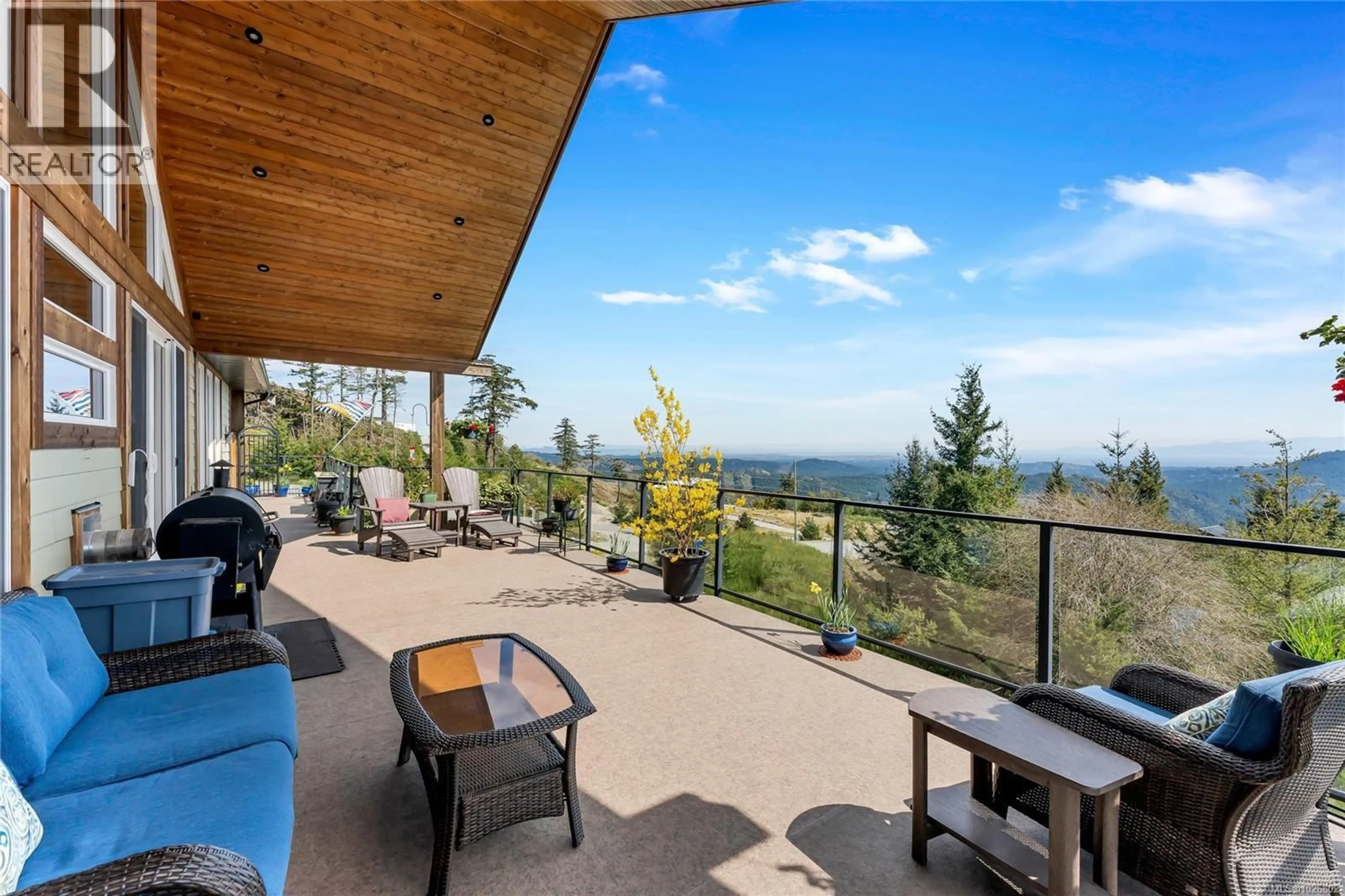 Patio, mountain view for 4101 RIDGELINE DRIVE, Shawnigan Lake British Columbia V8H2J1