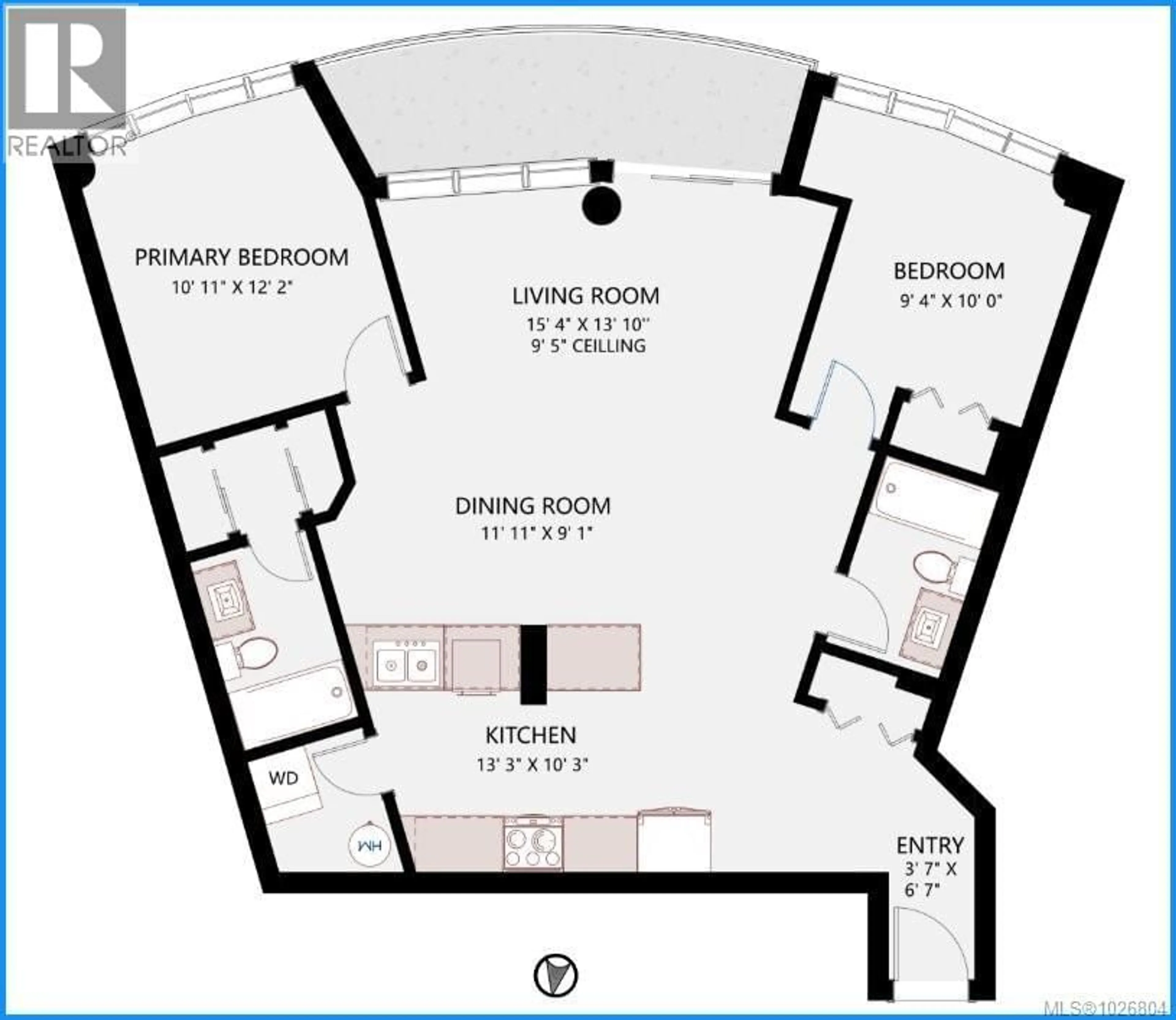Floor plan for 728 - 2745 VETERANS MEMORIAL PARKWAY, Langford British Columbia V8X5C6