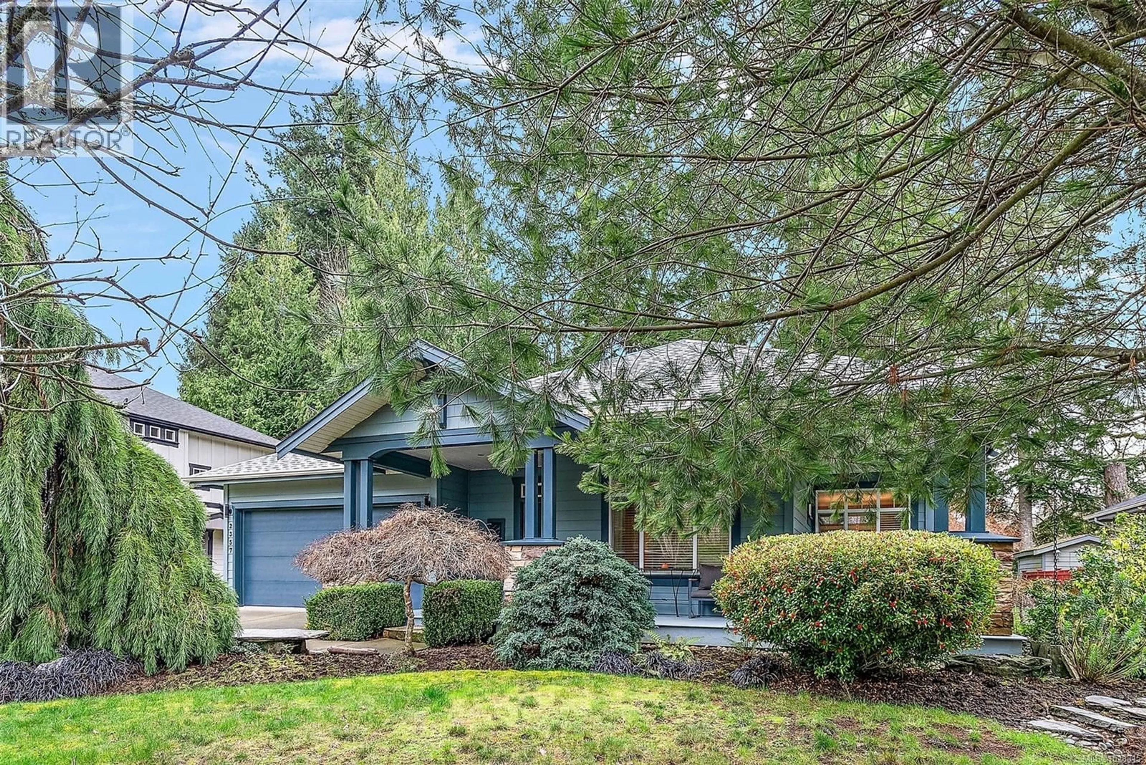 Home with vinyl exterior material, street for 2357 DEMAMIEL DRIVE, Sooke British Columbia V9Z0Y4