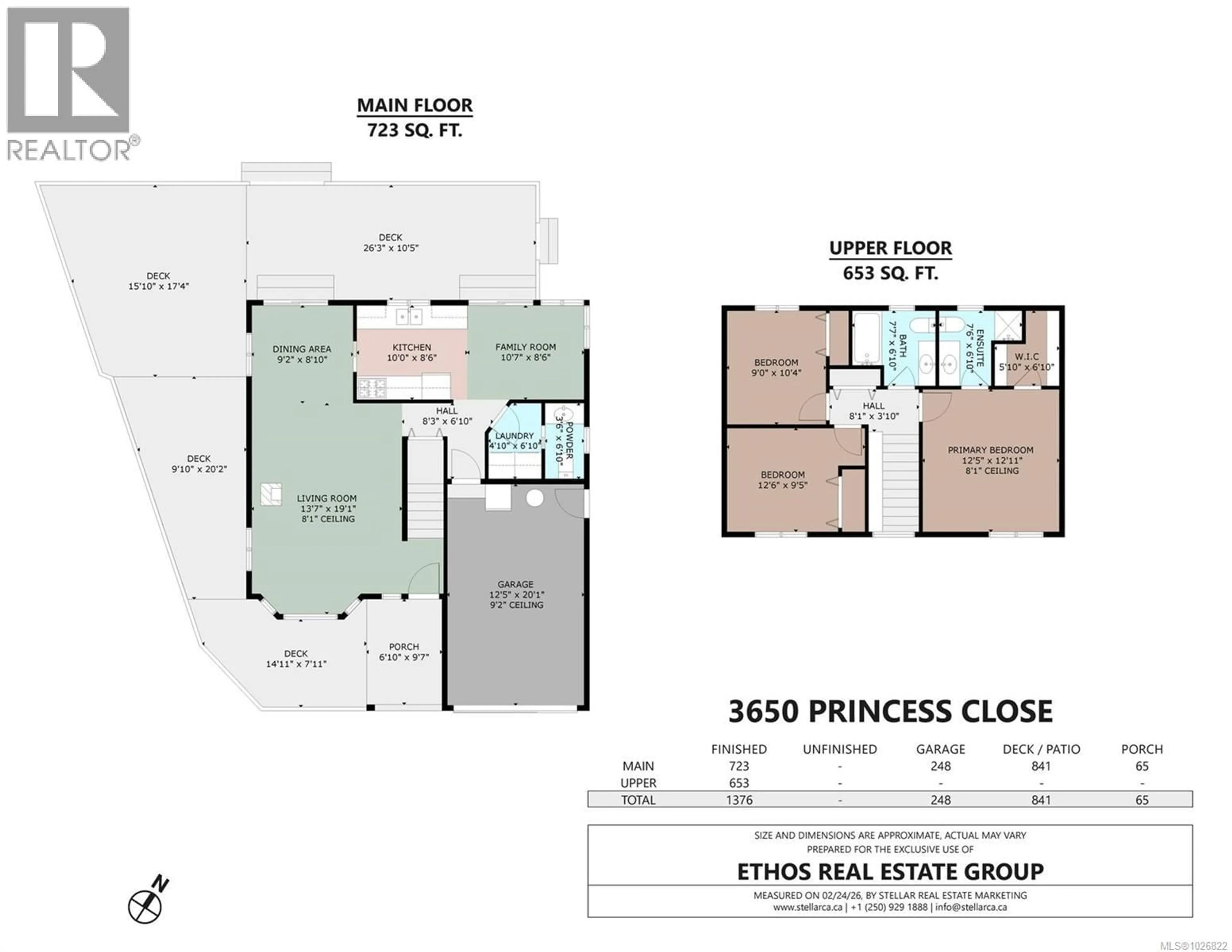 Floor plan for 3650 PRINCESS CLOSE, Cobble Hill British Columbia V8H0A4